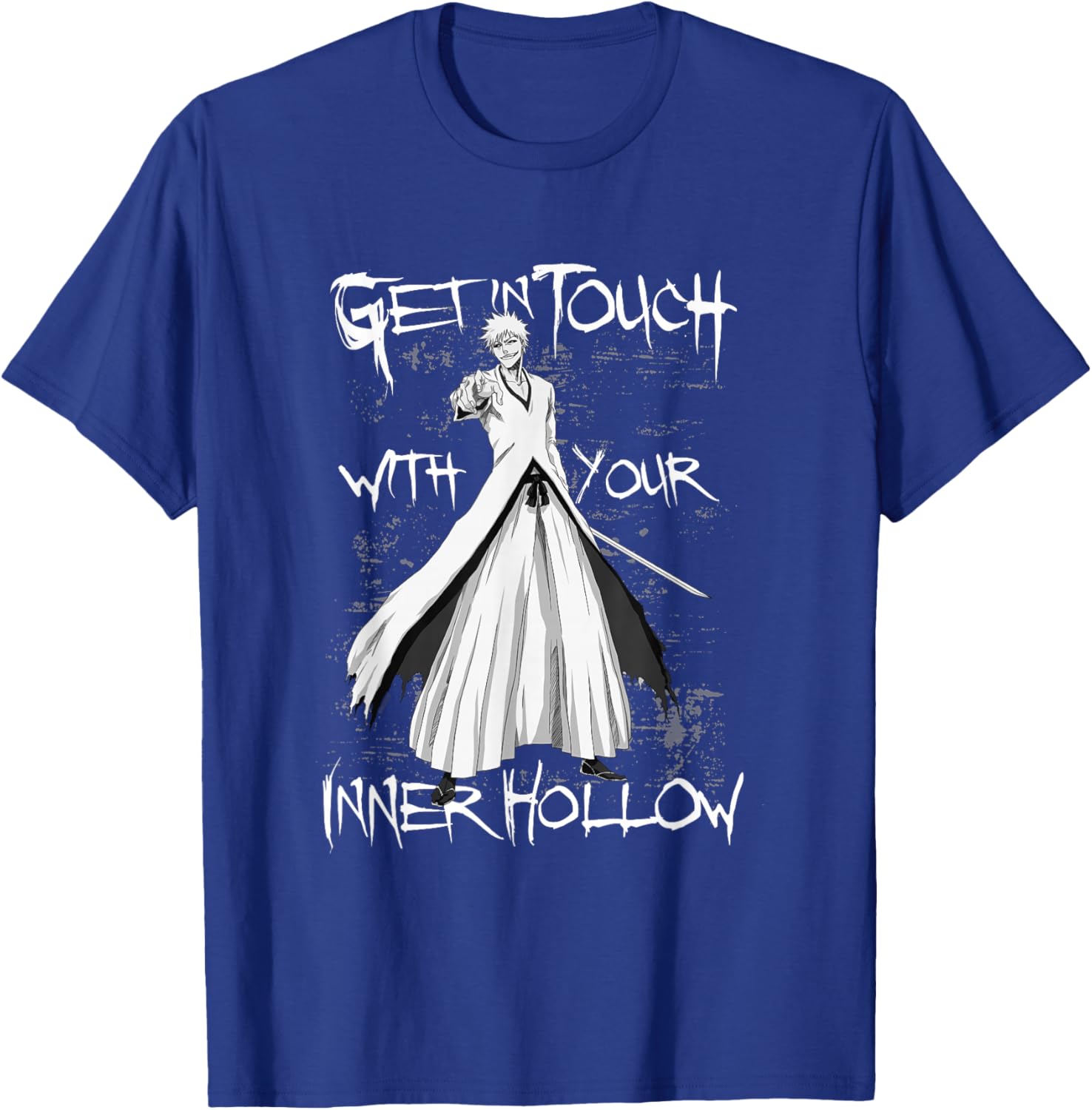 Bleach Anime T-Shirt Get In Touch With Your Inner Hollow Stylish Tee - 4