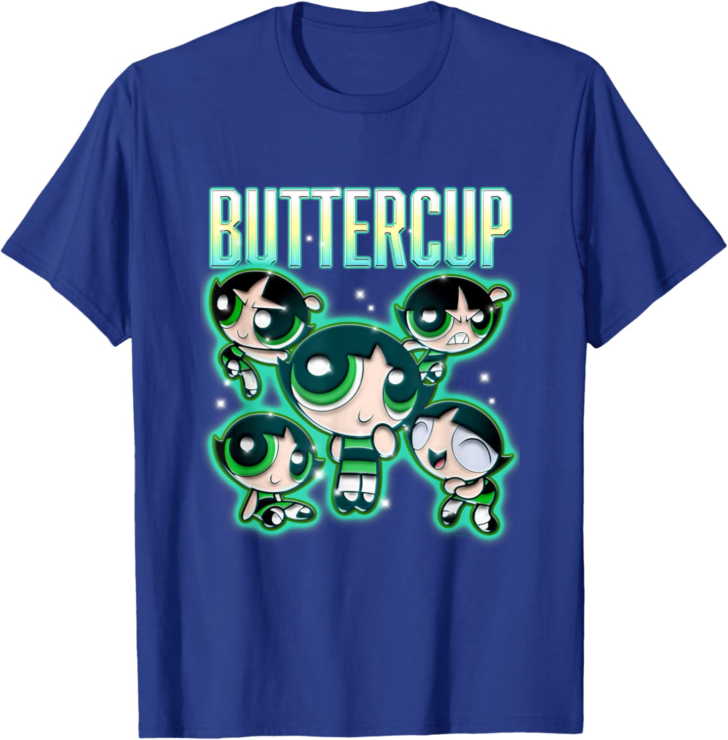 Powerpuff Girls Buttercup Multi Pose T-Shirt for Fun and Style - 7