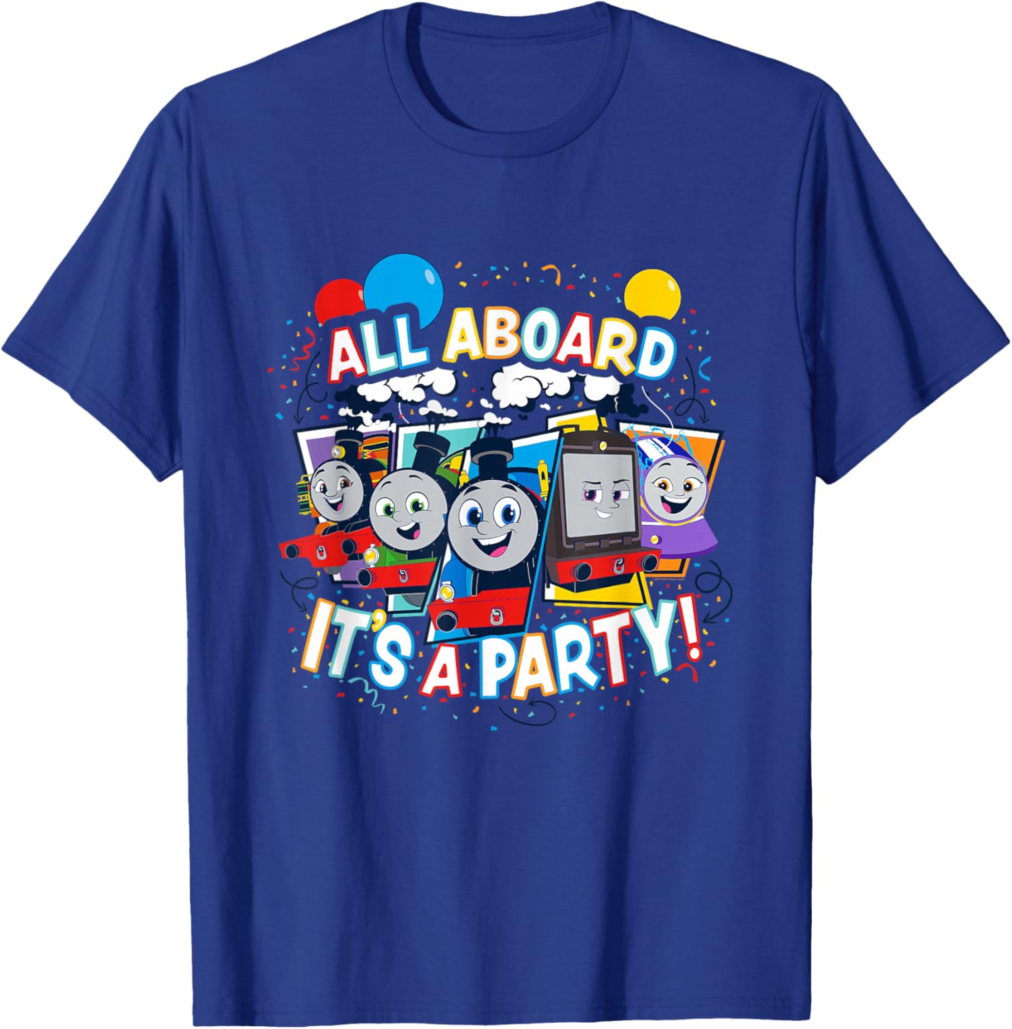 Thomas & Friends All Aboard It's a Party T-Shirt for Kids Fun Fashion - 2