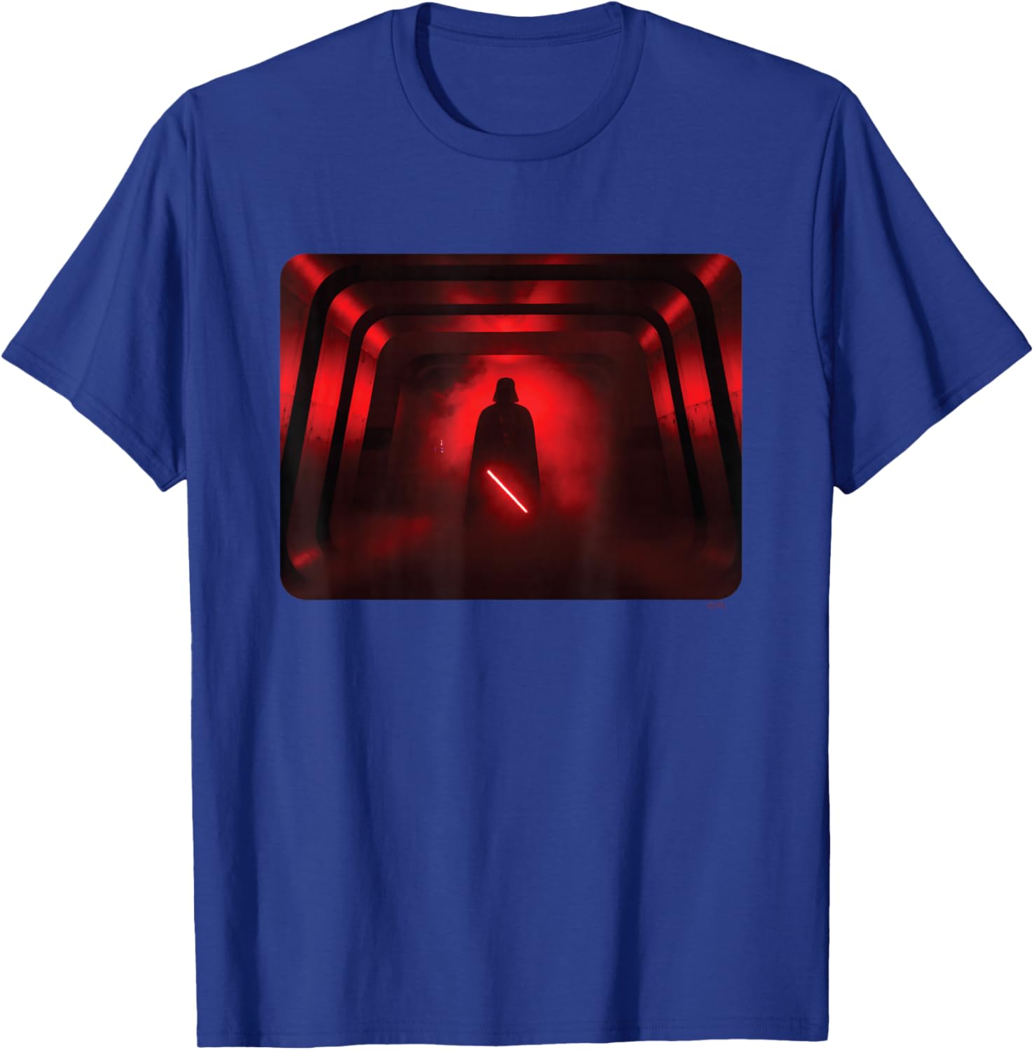 Darth Vader Red Lightsaber Shadow T-Shirt for Star Wars Fans - 8