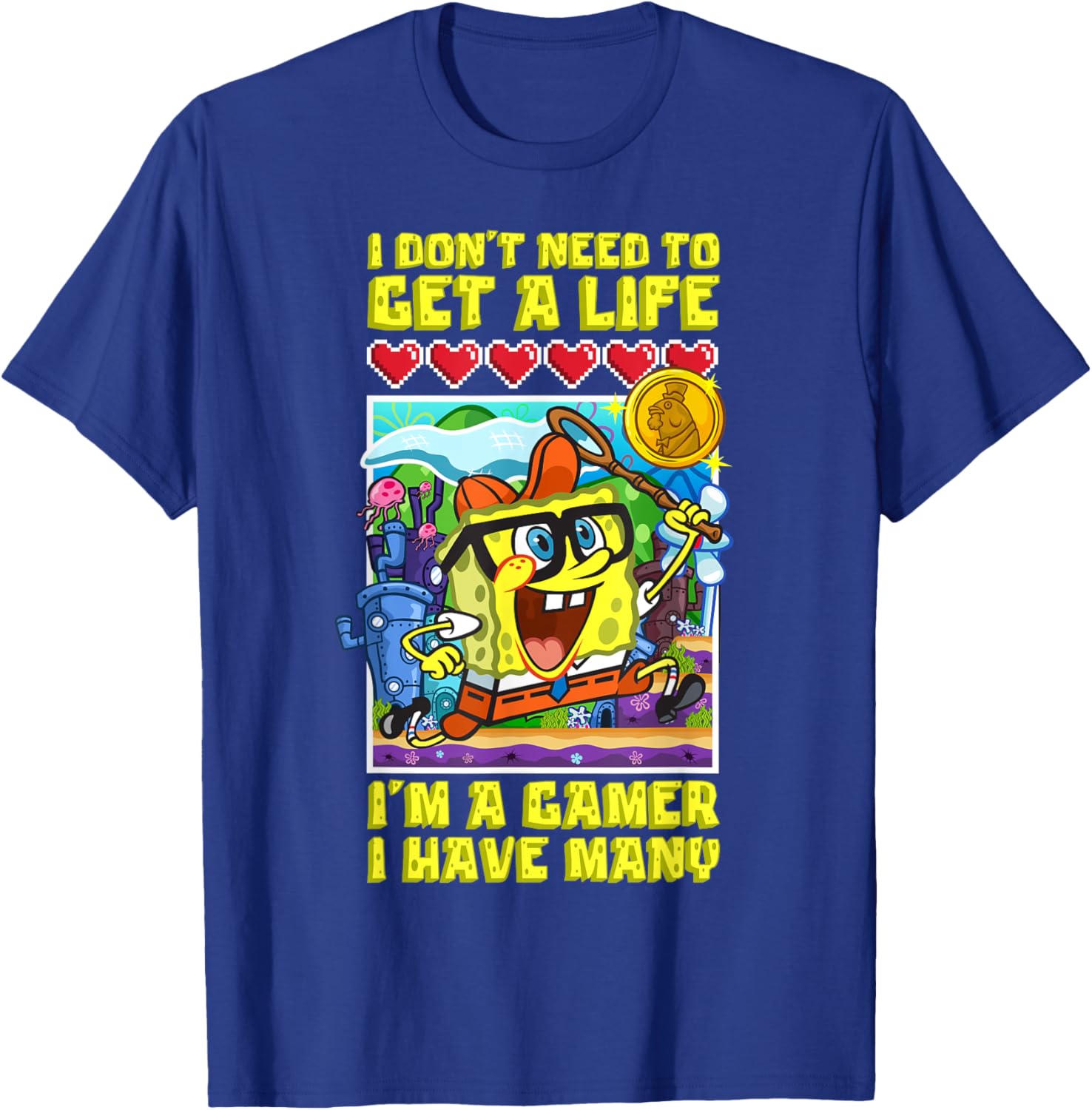 Mademark x SpongeBob SquarePants Gamer T-Shirt for True Fans - 10