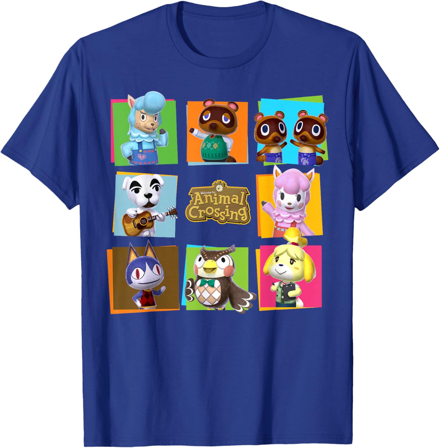 Animal Crossing Group Shot Panels T-Shirt for Fun and Stylish Looks - 7