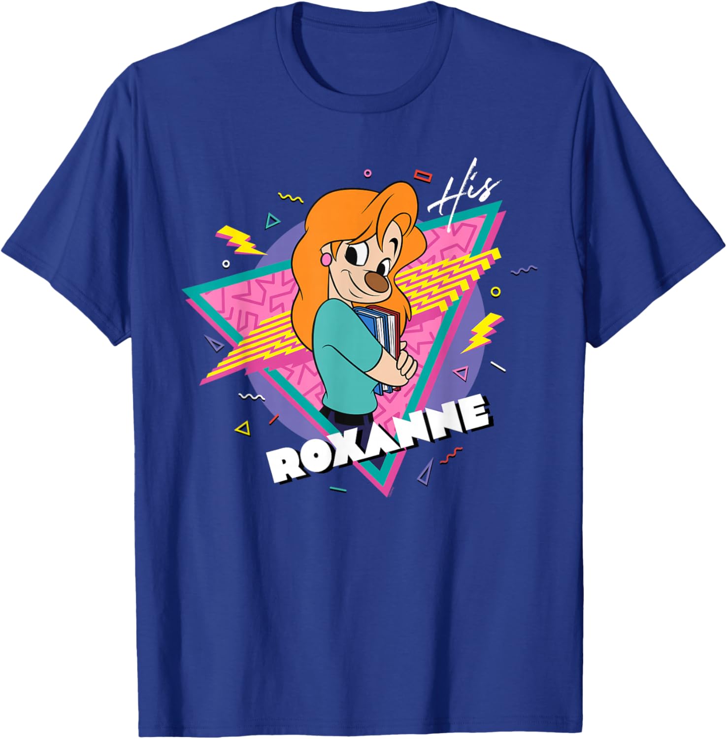Disney A Goofy Movie Retro 90s Couples Matching His Roxanne T-Shirt - 3