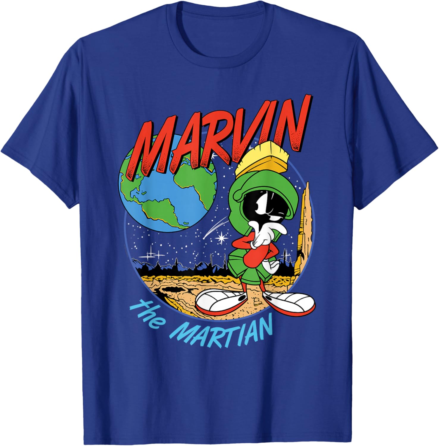 Marvin The Martian Graphic T-Shirt for Space Fans and Cartoon Lovers - 9