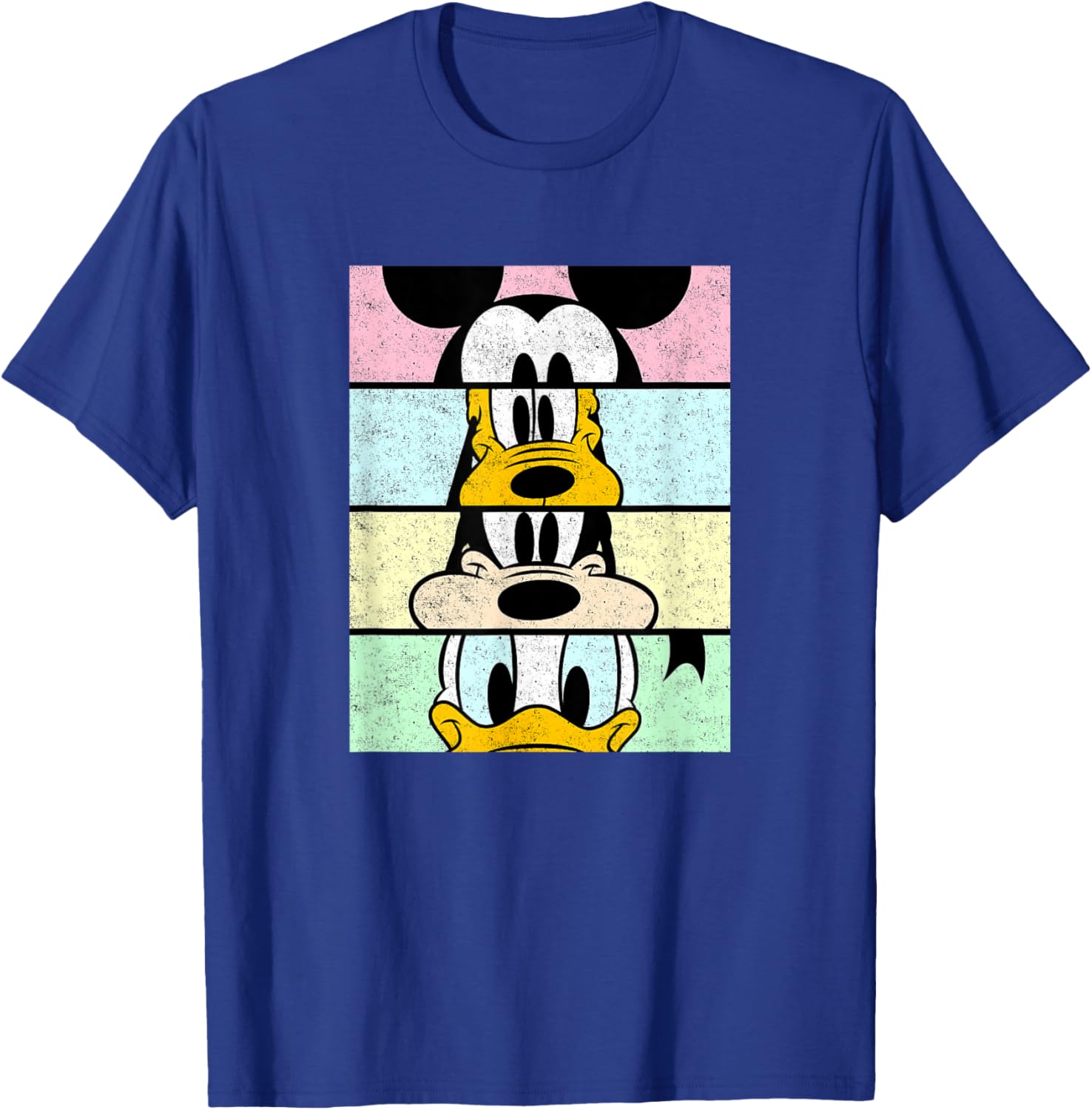 Disney Mickey And Friends Distressed Comic Panels T-Shirt for Fun Fans - 16