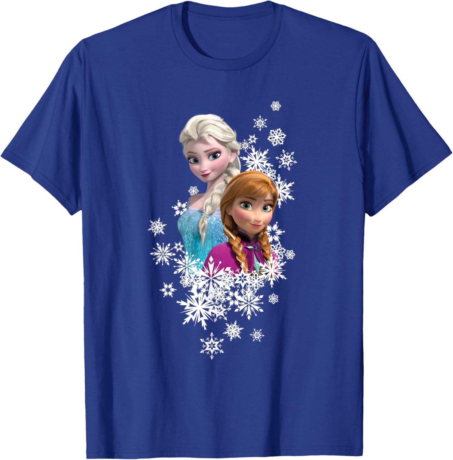 Disney Frozen Anna and Elsa Snowflakes T-Shirt for Kids and Fans - 19