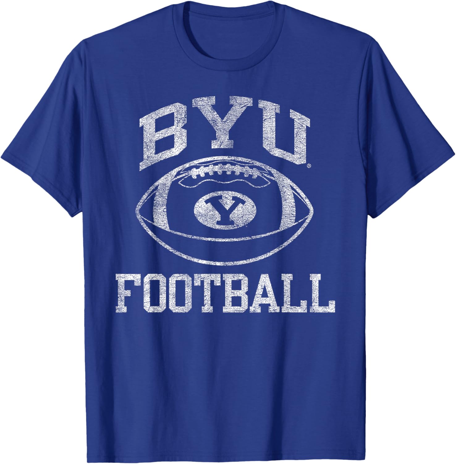 BYU Cougars Football Intensity Blue Officially Licensed T-Shirt - 1