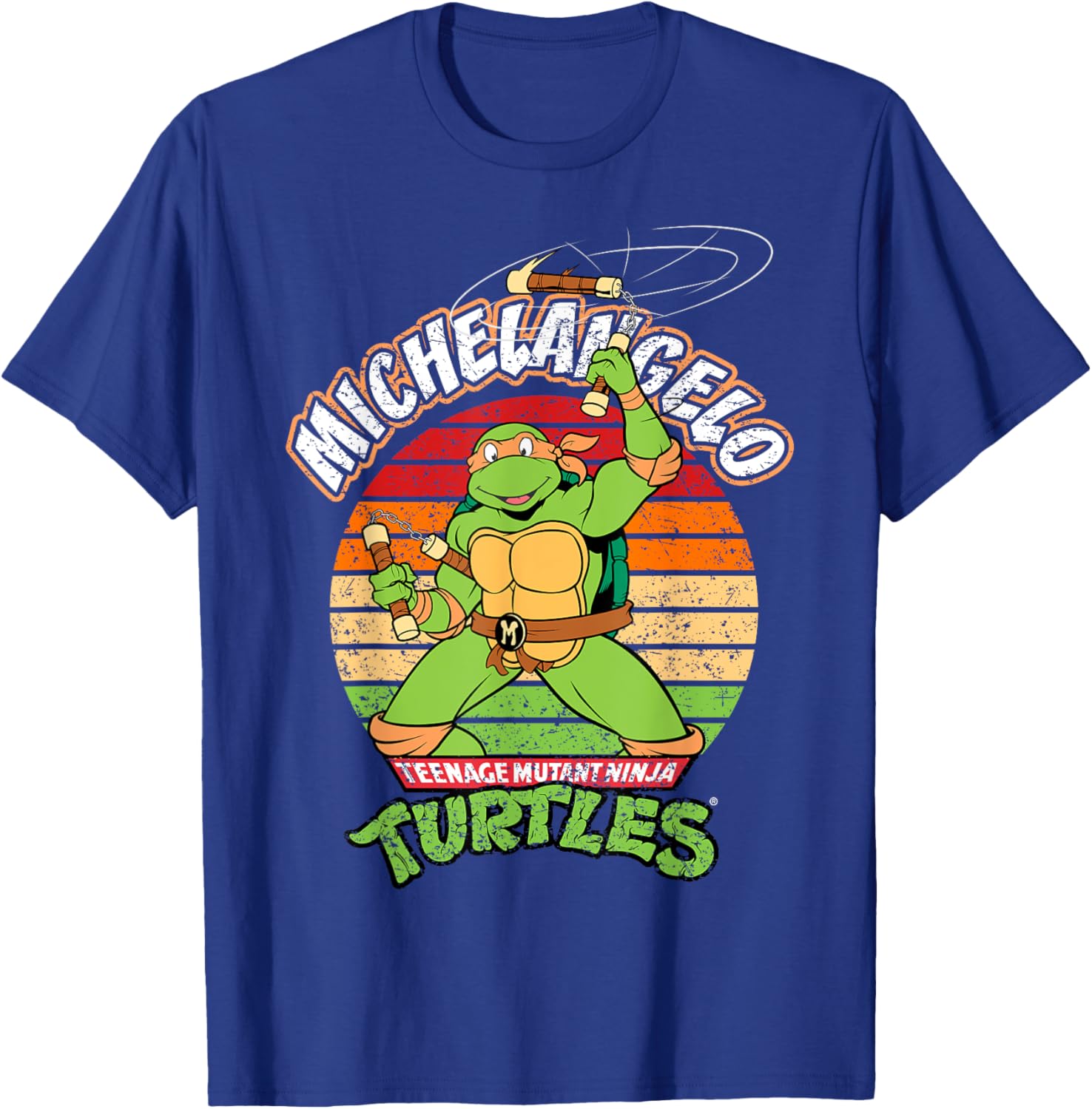Mademark TMNT Michelangelo Ready For Action T-Shirt for Kids and Adults - 10