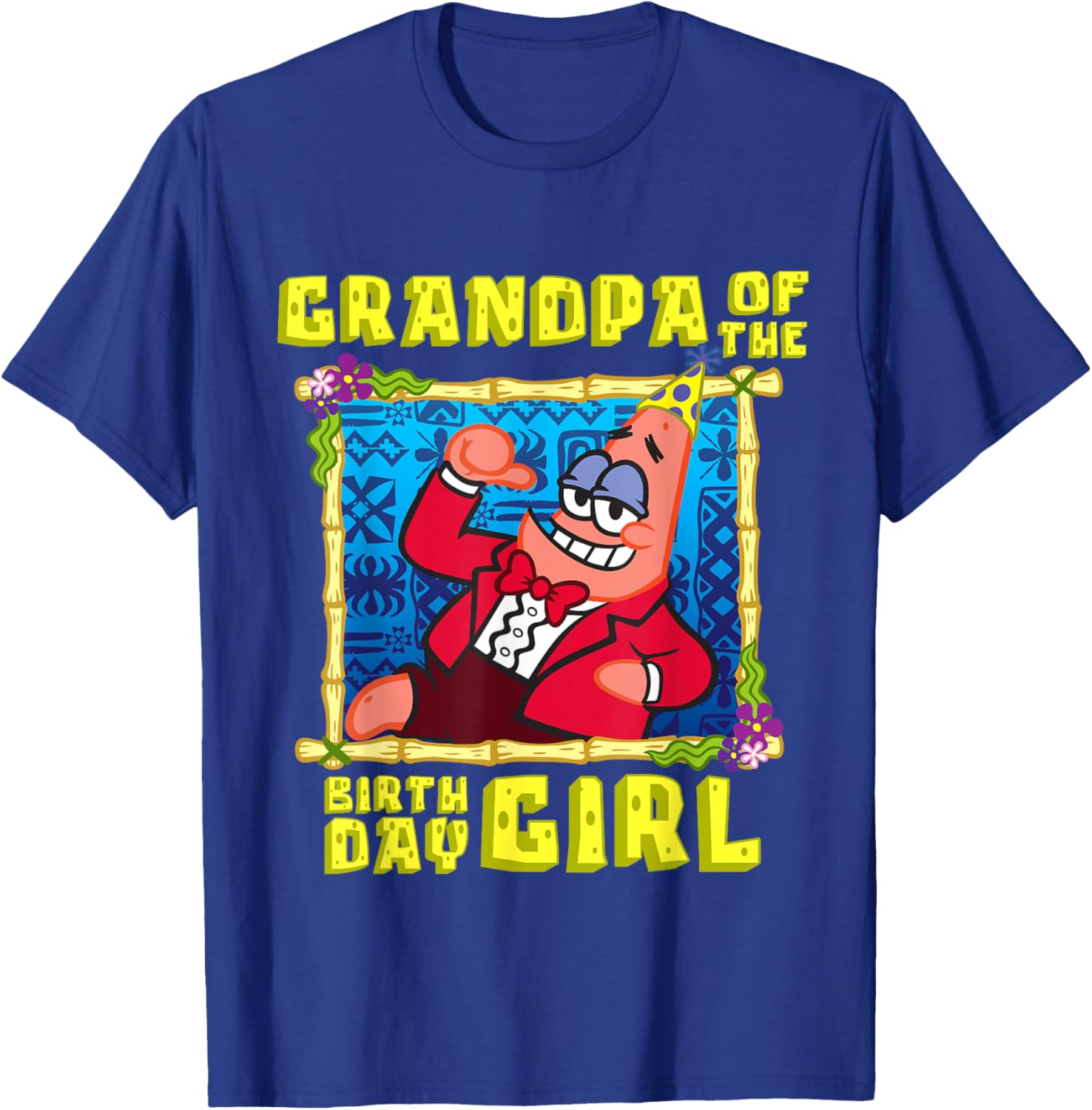 Mademark SpongeBob SquarePants Grandpa Pop T-Shirt for Birthday Girls - 1