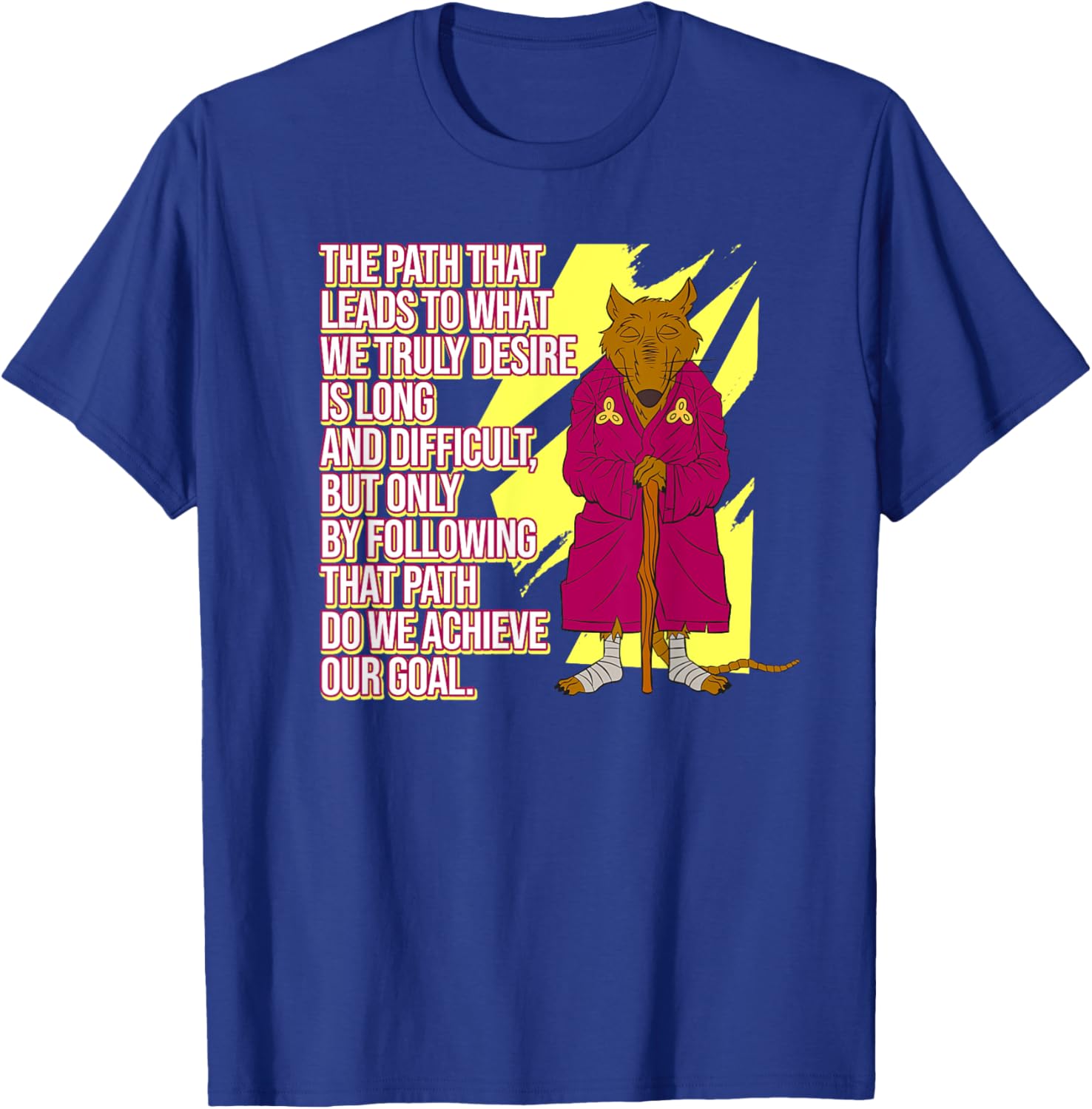 Mademark Ninja Turtles Splinter Wise Words The Path T-Shirt for Fans - 5