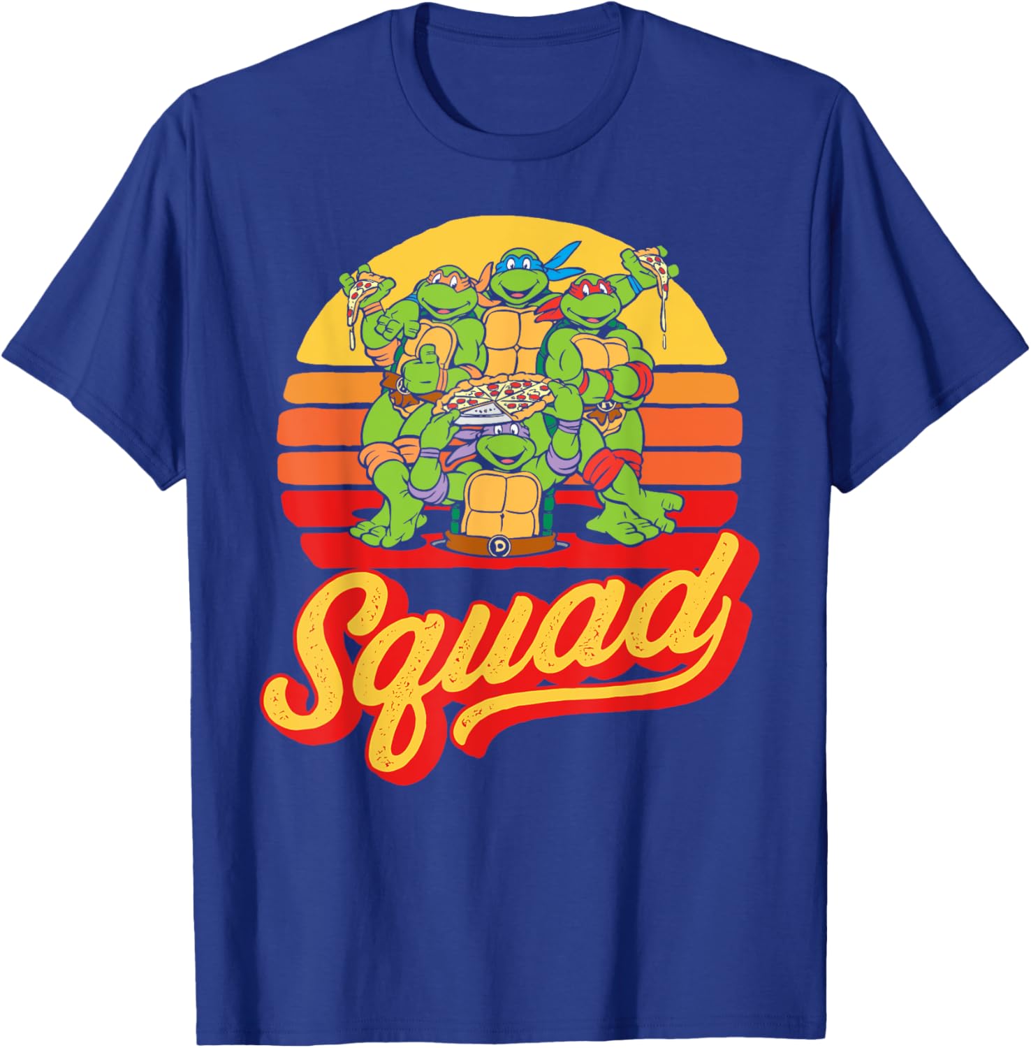 Mademark x TMNT Vintage 80s Sunset T-Shirt for Retro Ninja Turtle Fans - 5