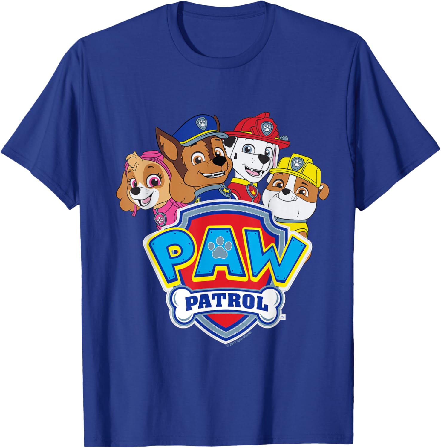 Paw Patrol Logo Group T-Shirt for Kids - Fun and Stylish Apparel - 13