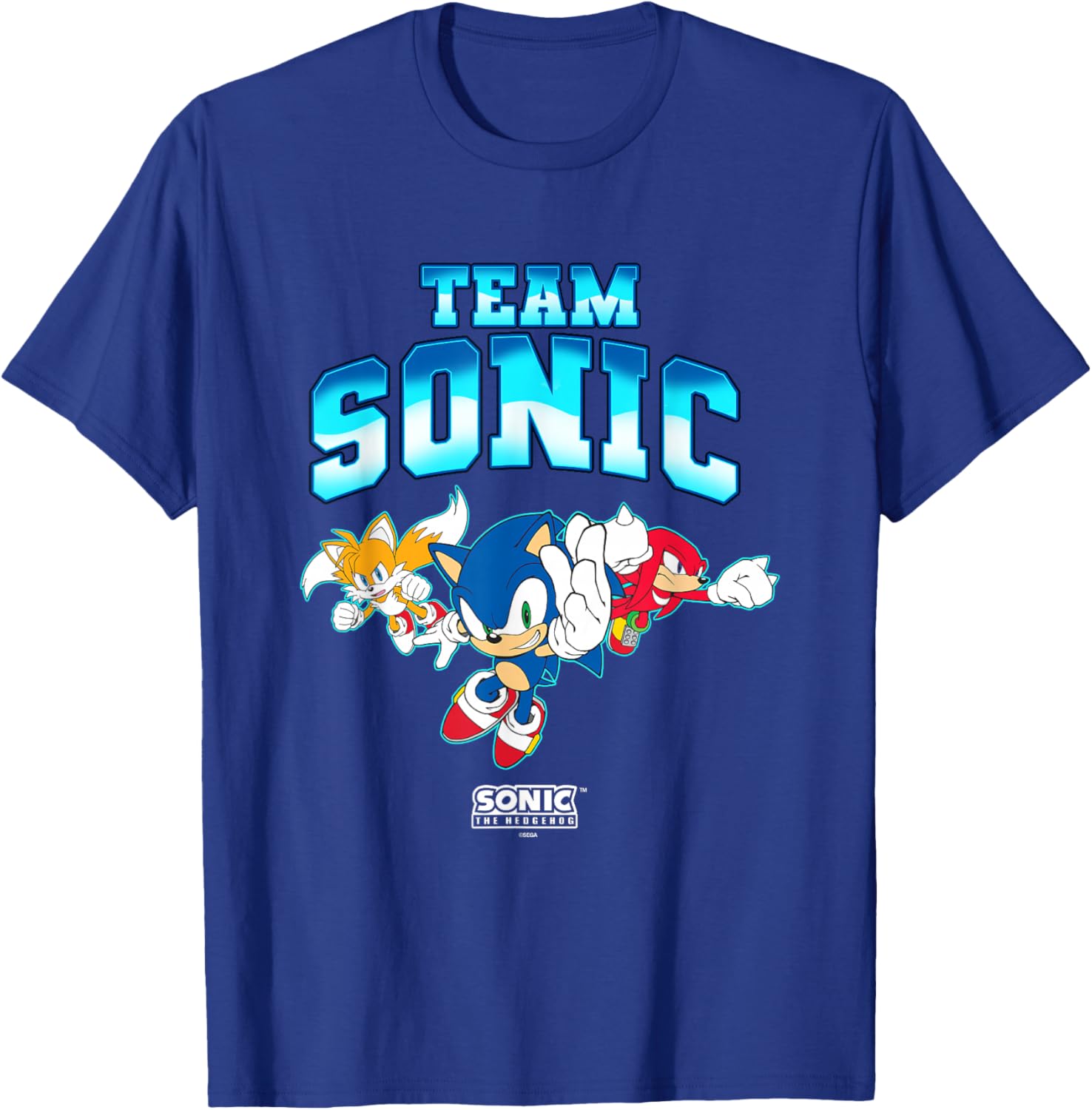 Sonic the Hedgehog Team Sonic Main Trio Epic Group Shot T-Shirt - 2