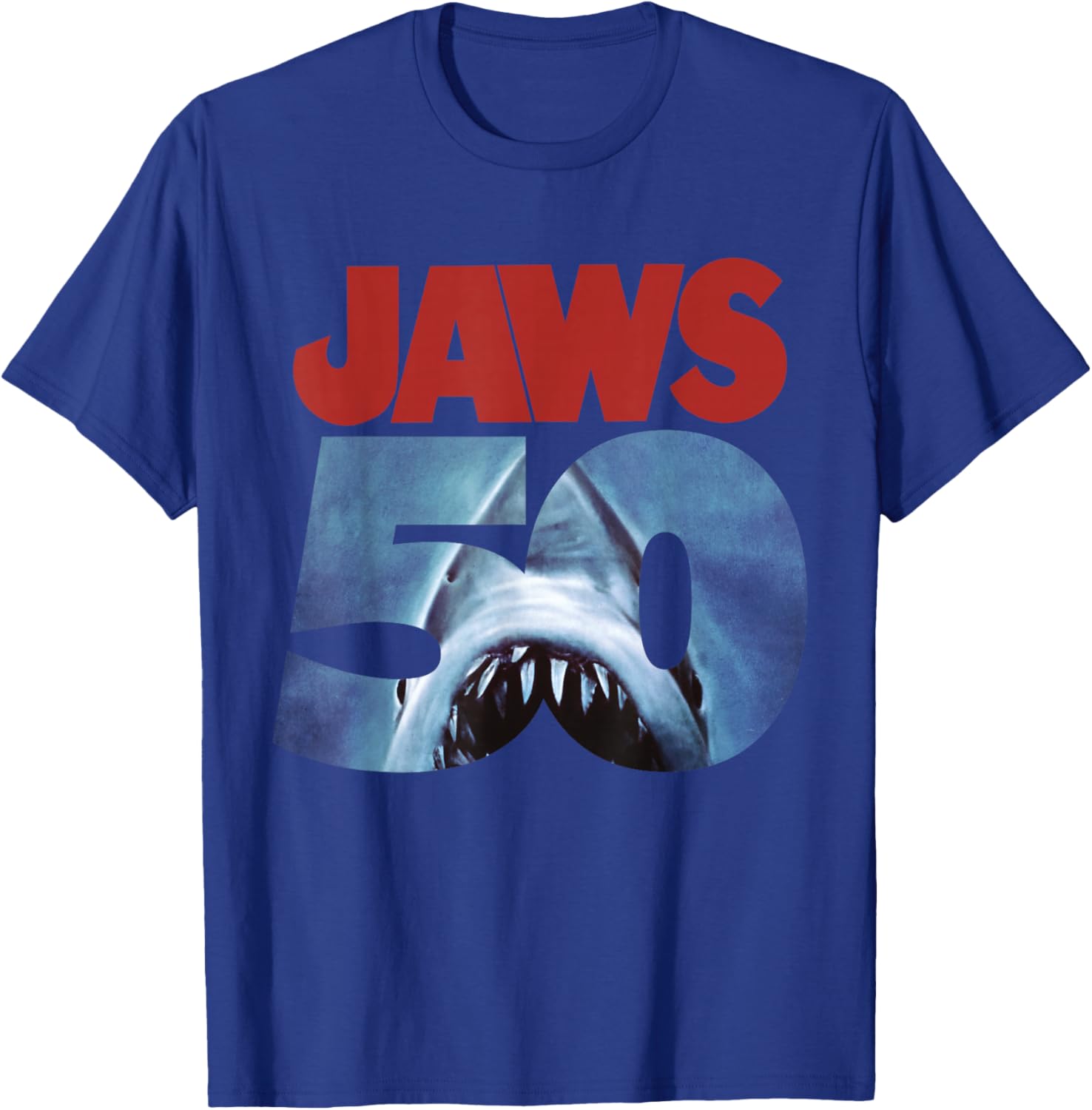 Jaws 50th Anniversary Front and Back T-Shirt for Movie Fans and Collectors - 3