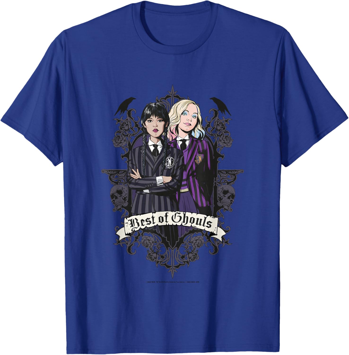 Ghouls Wednesday and Enid T-Shirt for Fans of Wednesday Series - 11