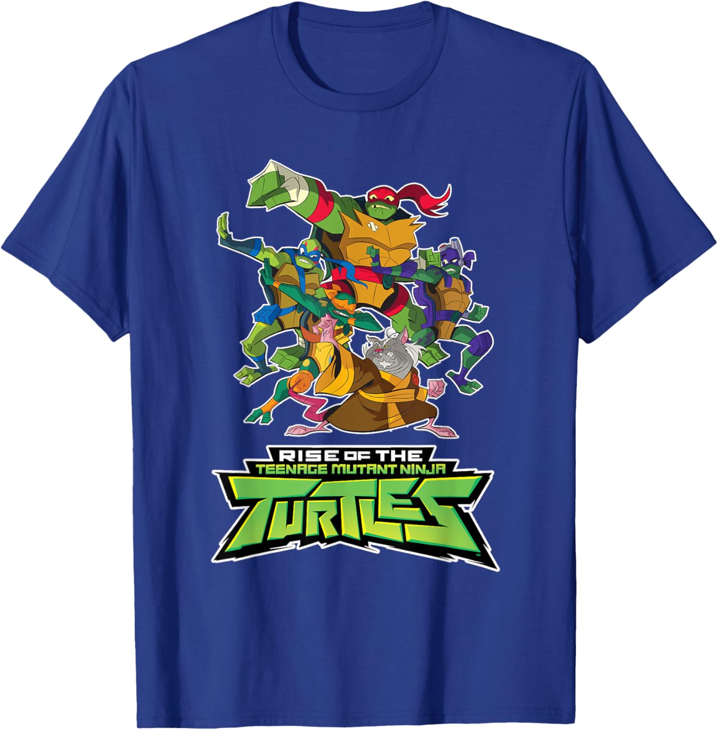 Mademark Teenage Mutant Ninja Turtles Rise T-Shirt with Splinter Design - 1