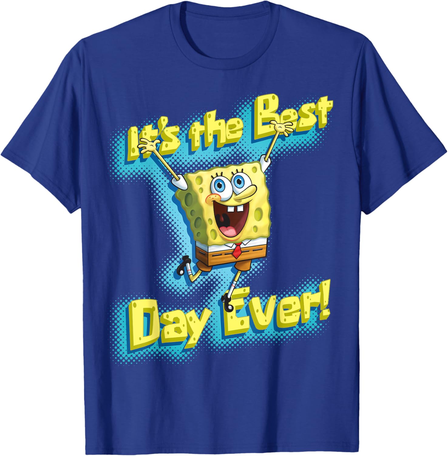 Mademark SpongeBob SquarePants Best Day Ever T-Shirt for Fun Fans - 15