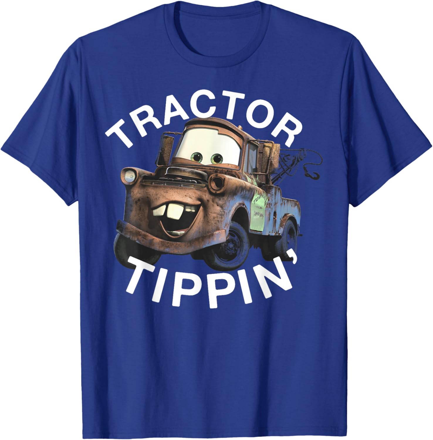 Disney Pixar Cars Mater Tractor Tippin Vintage Logo T-Shirt for Fans - 7