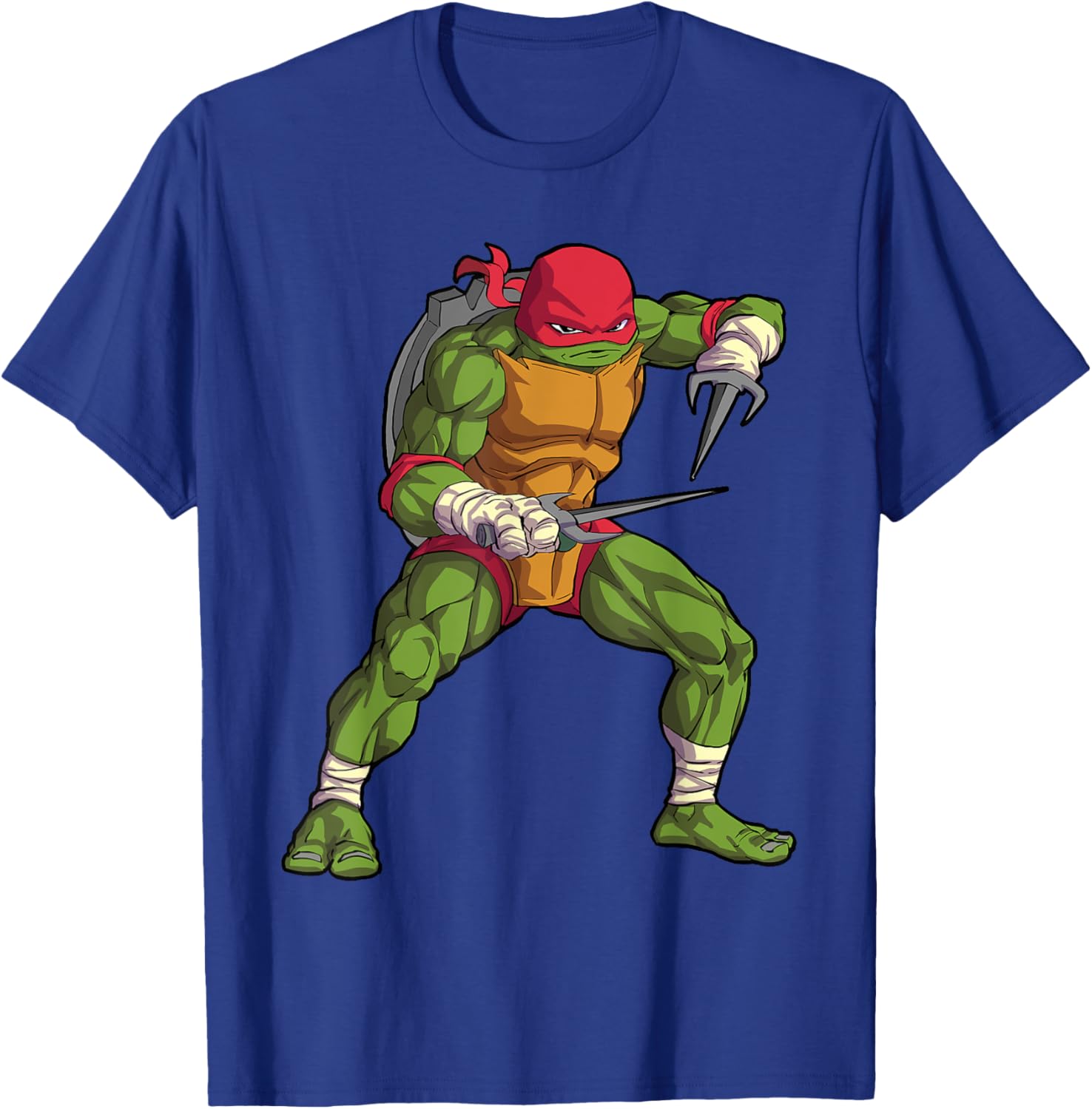 Mademark Raphael Tonfas Fighting Stance T-Shirt for TMNT Fans - 14