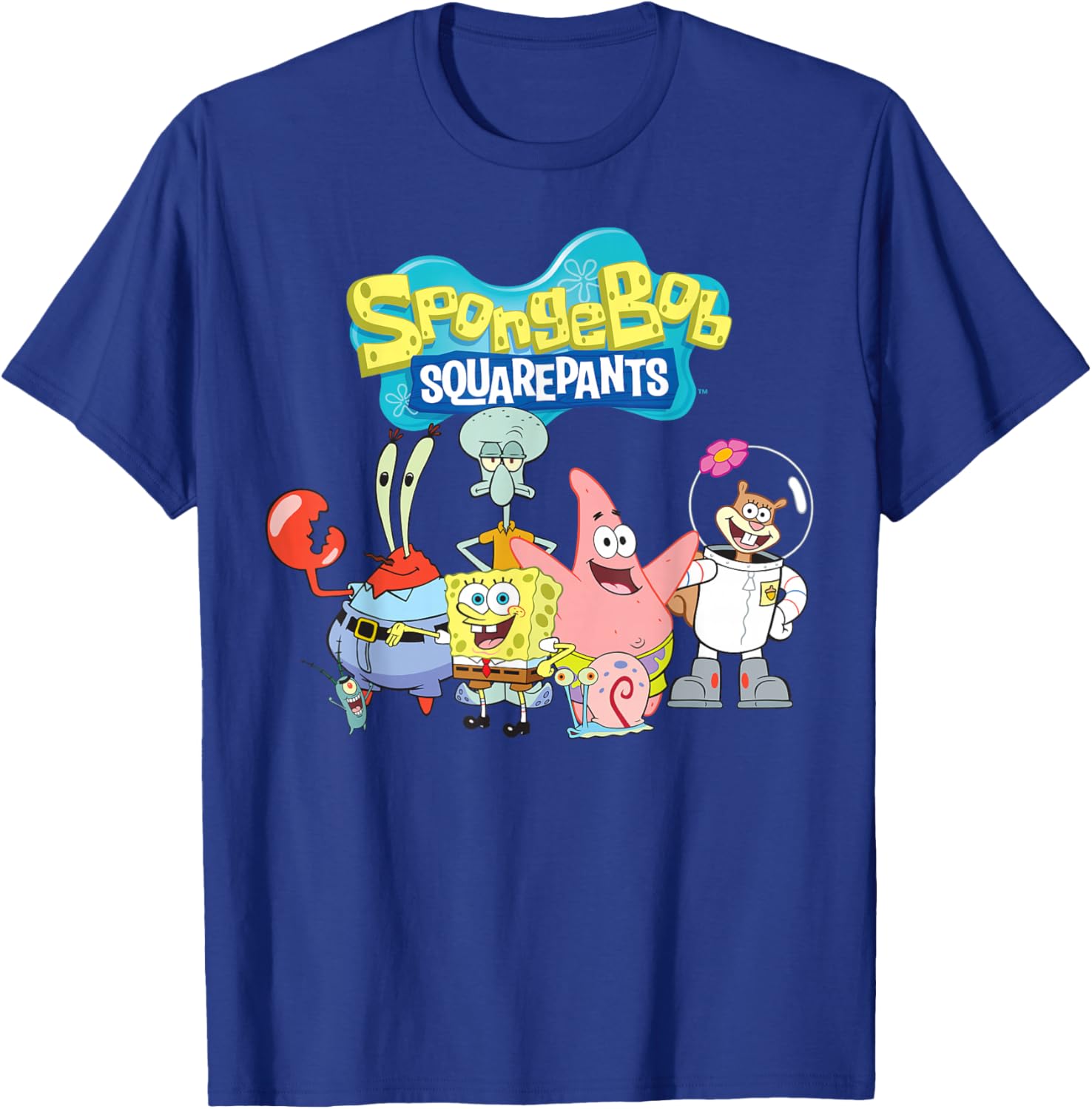 SpongeBob SquarePants Friends T-Shirt for Fun Loving Fans - 1