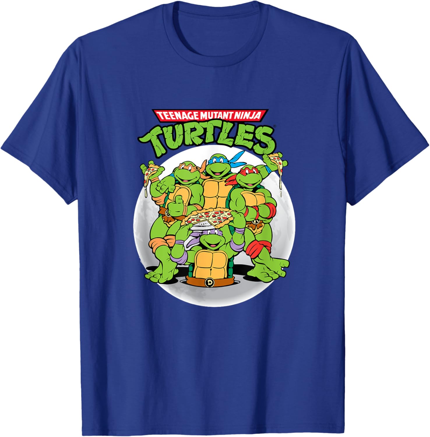 Mademark Teenage Mutant Ninja Turtles Classic Full Moon T-Shirt - 7