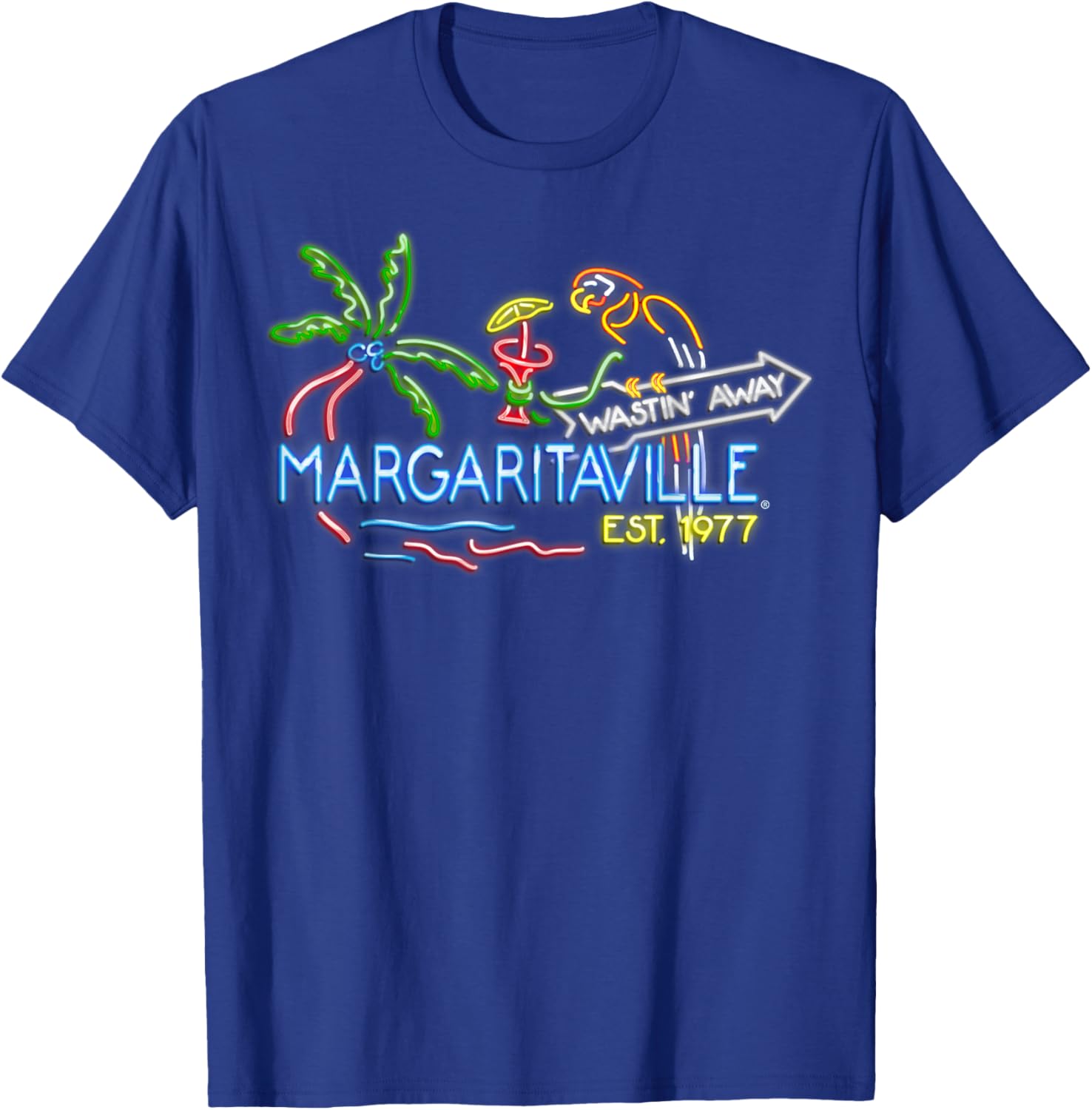 Margaritaville Neon Sign T-Shirt for Fun and Relaxation Lovers - 3