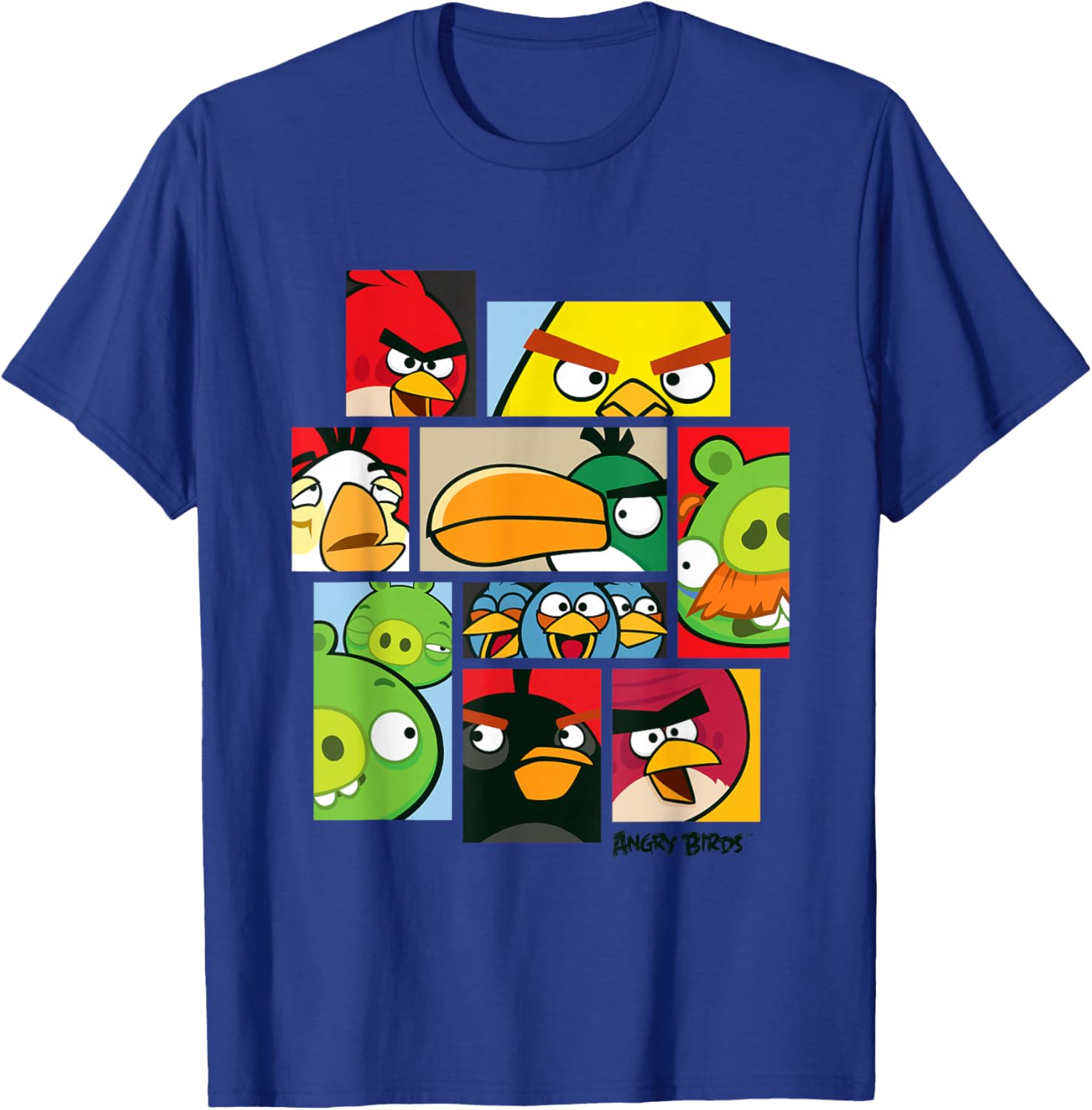 Angry Birds Collage T-Shirt Official Merchandise for Fun Fashion Lovers - 9