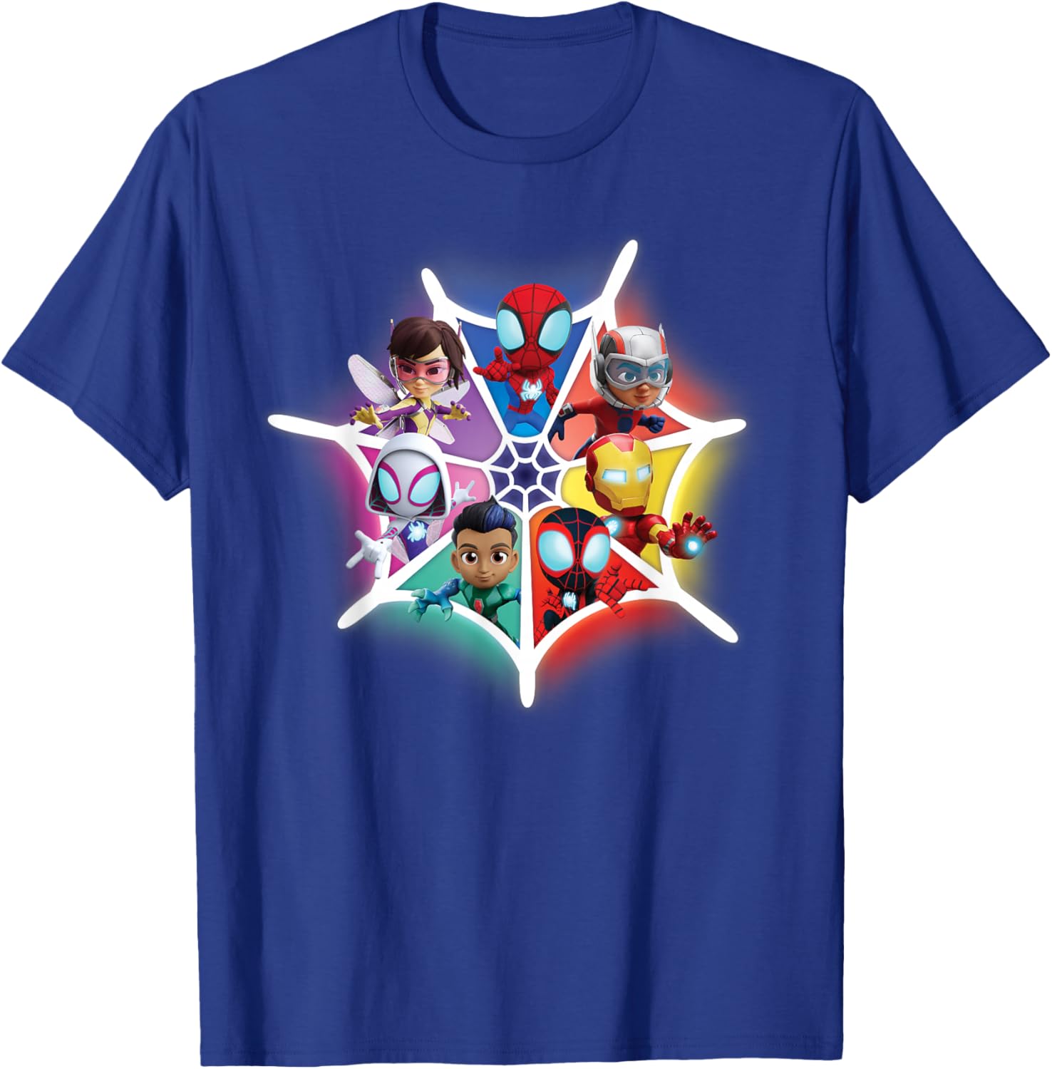 Marvel Spidey and Friends Avengers Team-Up T-Shirt for Kids and Adults - 23