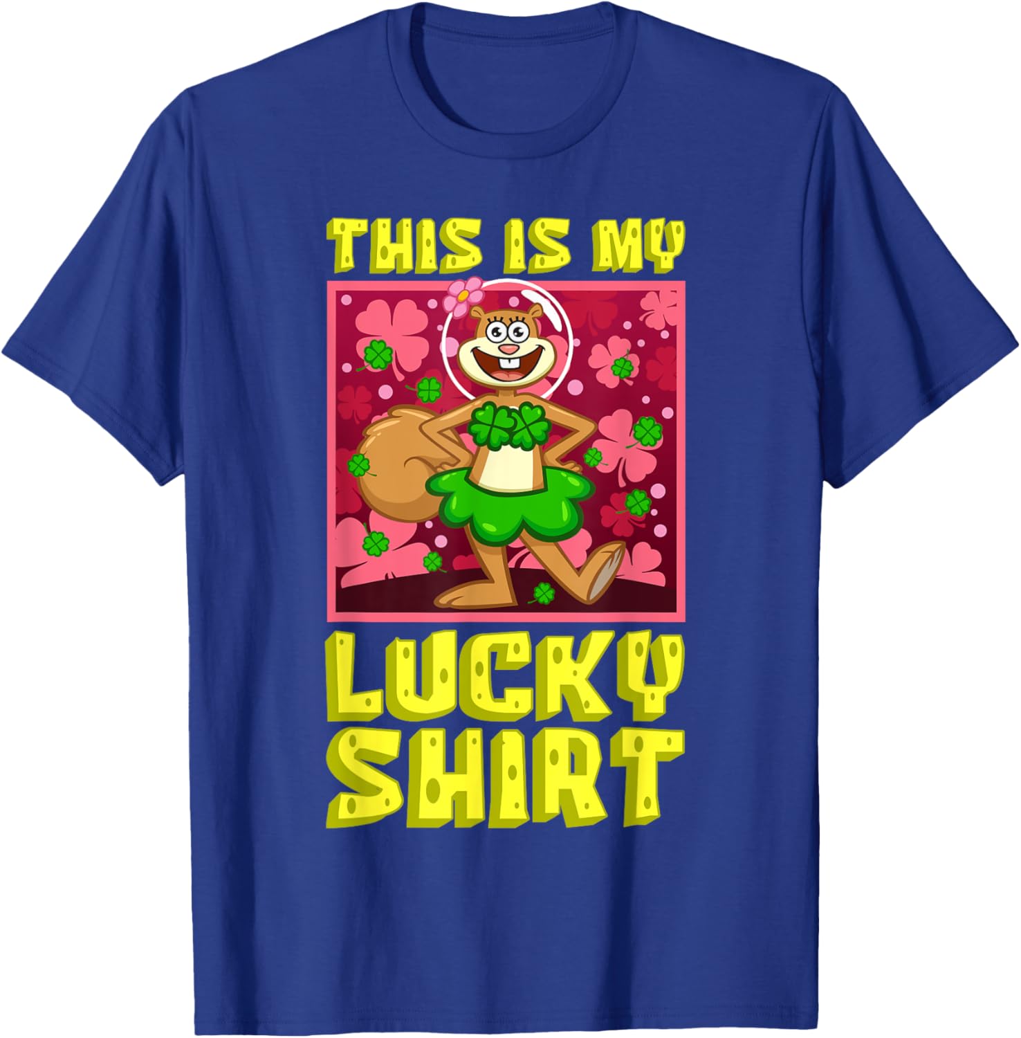 Mademark SpongeBob SquarePants Sandy Lucky St Patrick's Day T-Shirt - 6