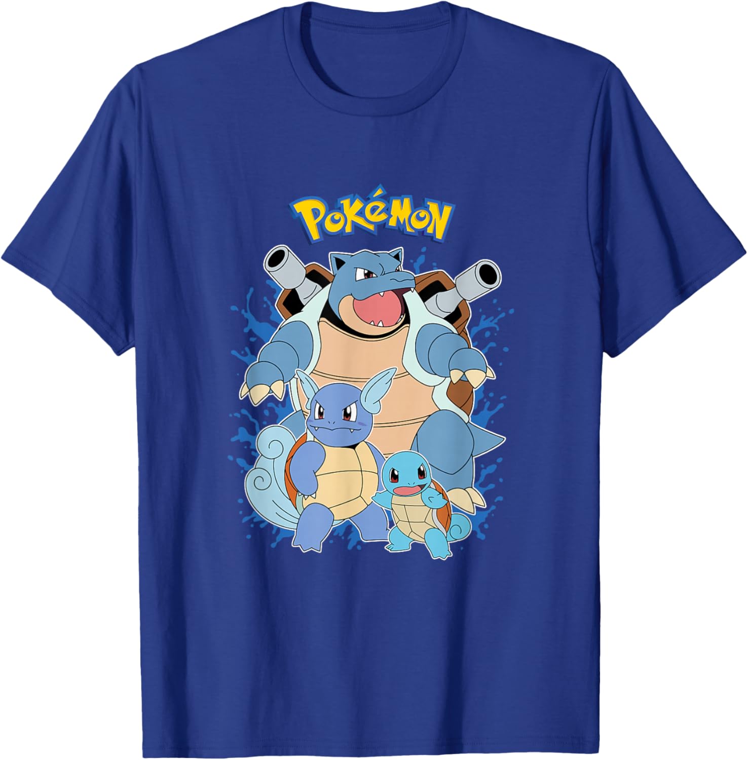 Squirtle Evolution T-Shirt for Pokémon Fans - Fun Graphic Tee Design - 7