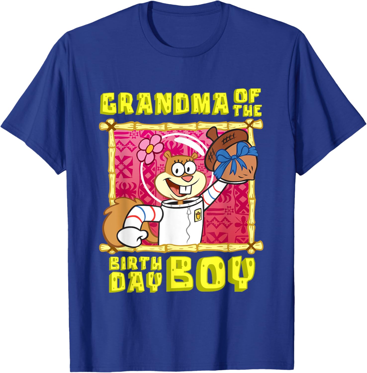 Mademark SpongeBob Sandy Grandma Birthday Boy T-Shirt Gift for Grandma - 14