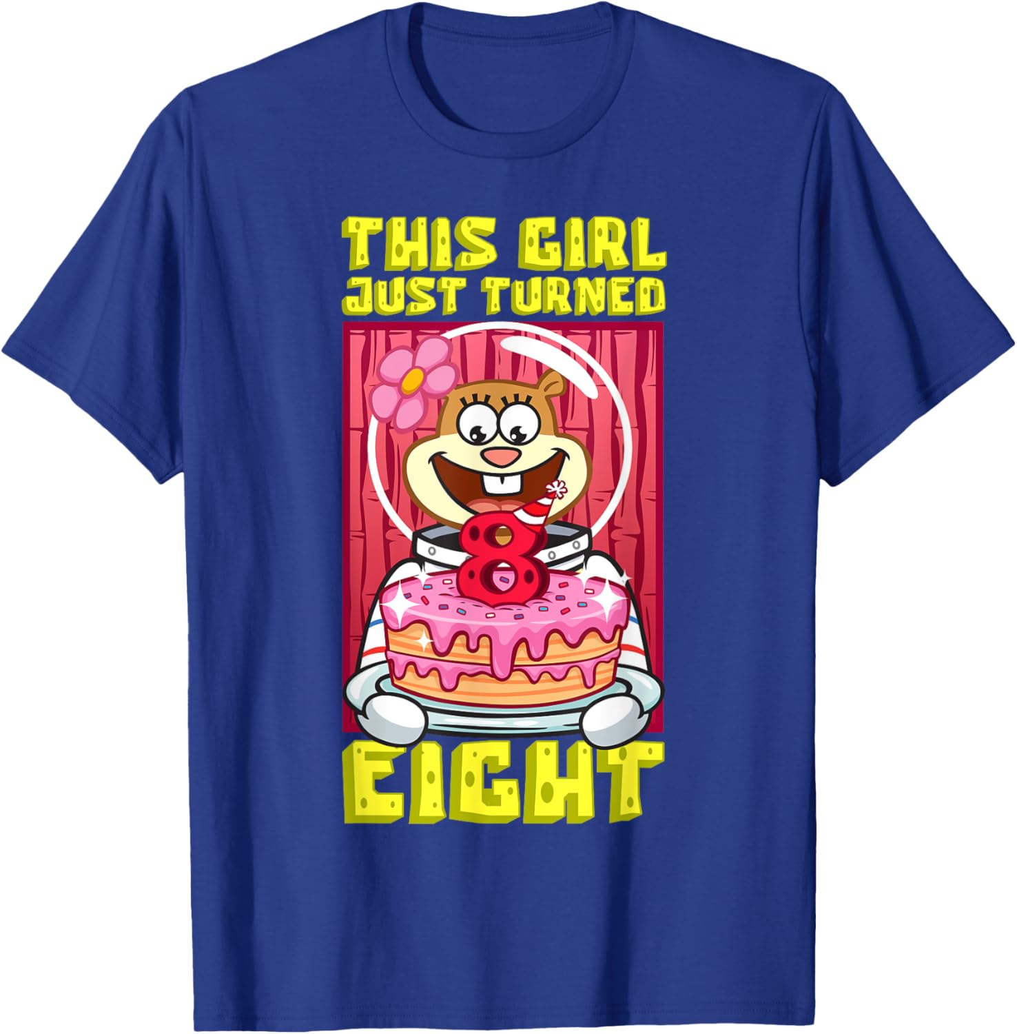 Mademark x SpongeBob SquarePants Sandy 8th Birthday Fun T-Shirt - 15