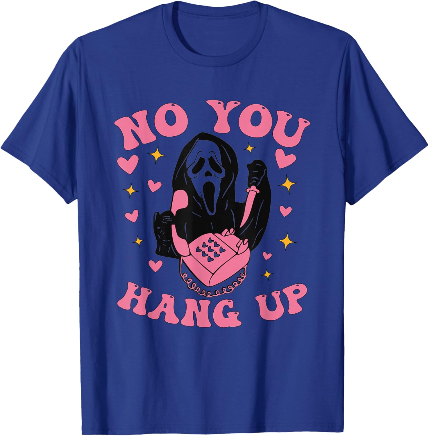 Funny Ghost Calling Halloween Costume T-Shirt Perfect for Spooky Fun - 4