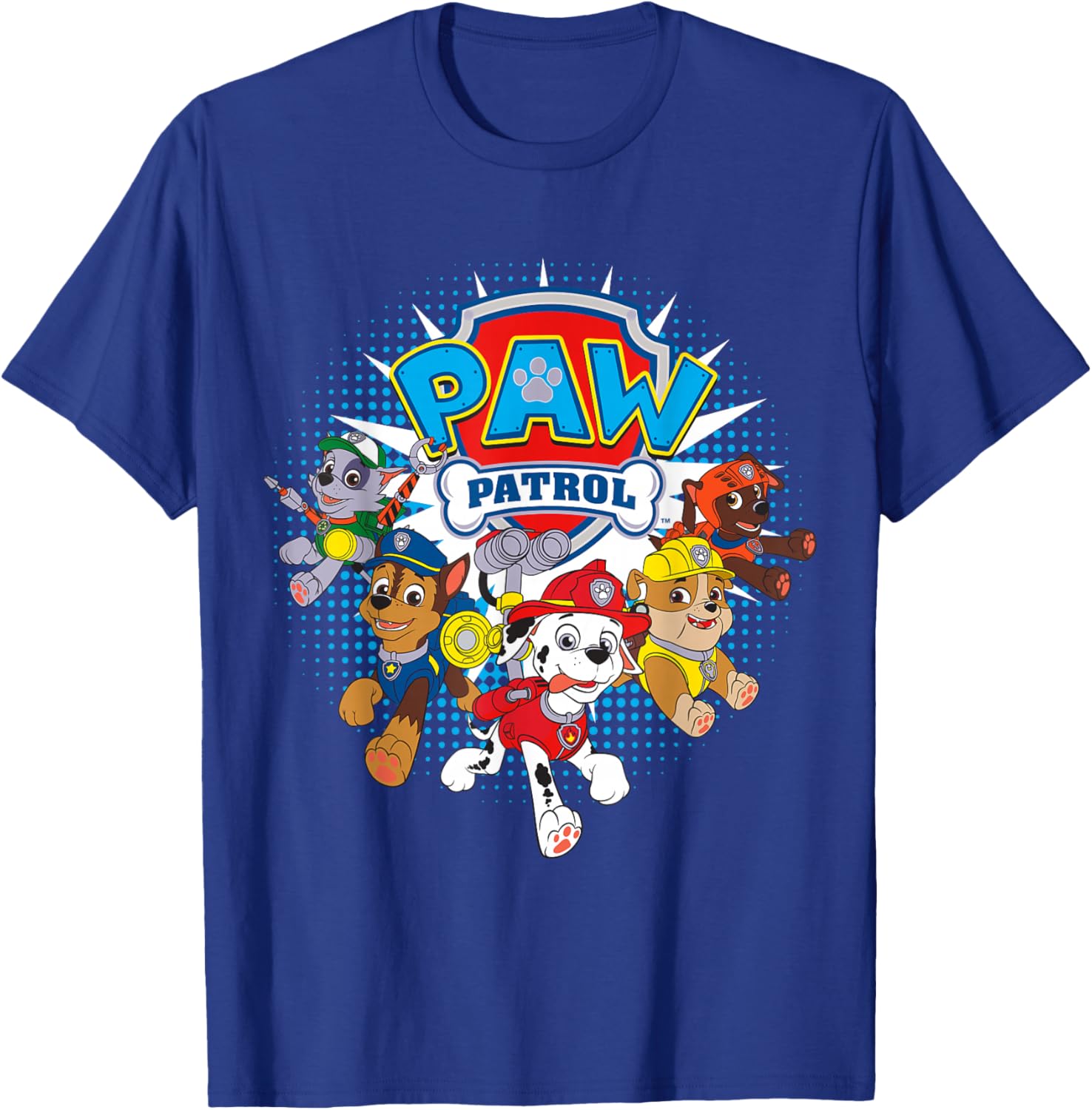 Paw Patrol Team Nickelodeon Kids T-Shirt for Fun Adventures - 1