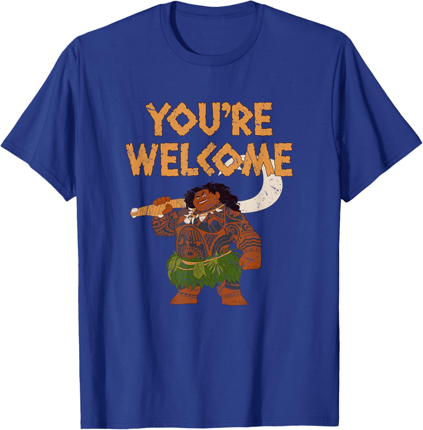Disney Moana Maui You're Welcome Retro Logo T-Shirt for Fans - 8