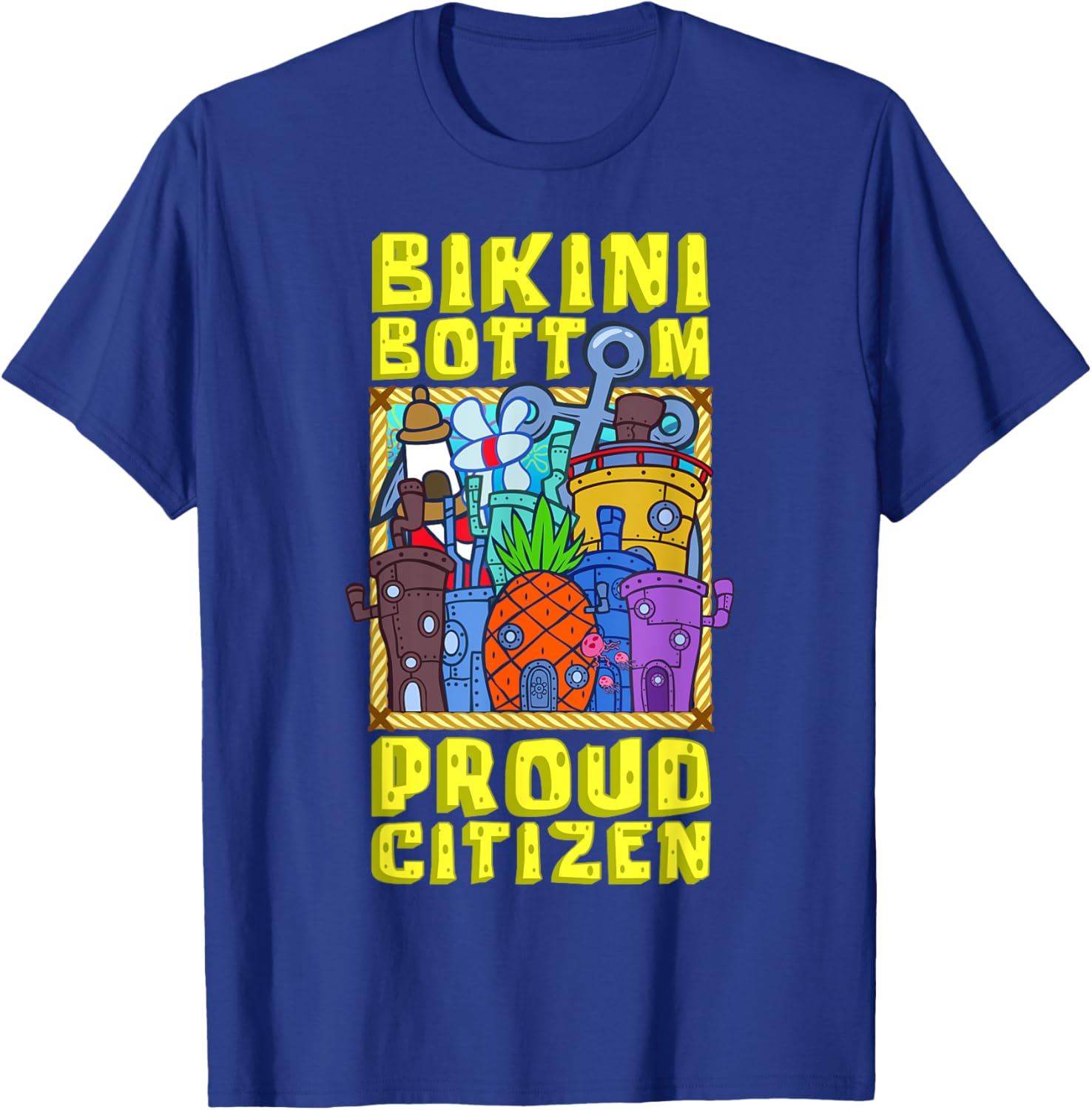 Mademark SpongeBob SquarePants Bikini Bottom Proud Citizen T-Shirt - 2