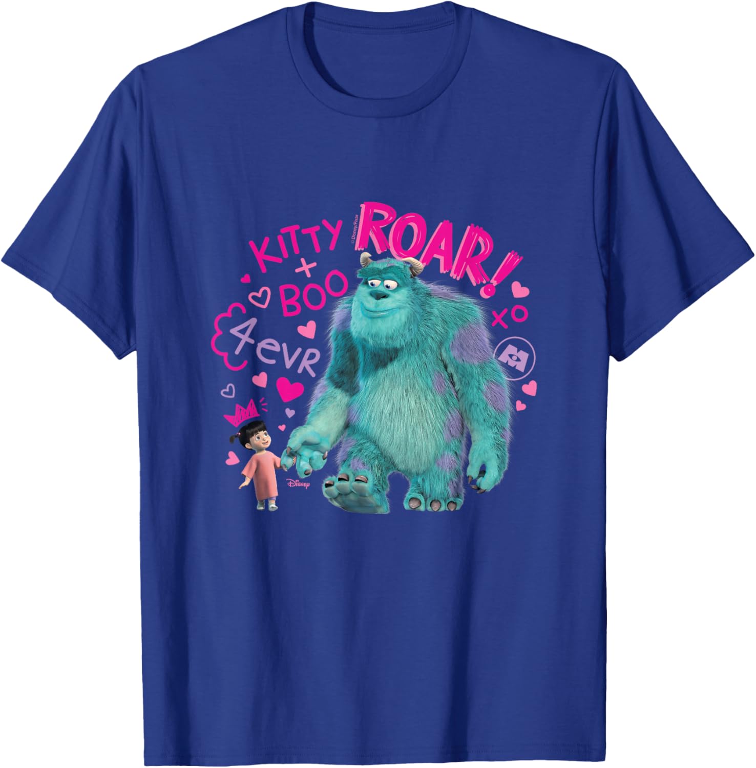 Monsters Inc Kitty and Boo Forever T-Shirt for Kids and Adults - 12