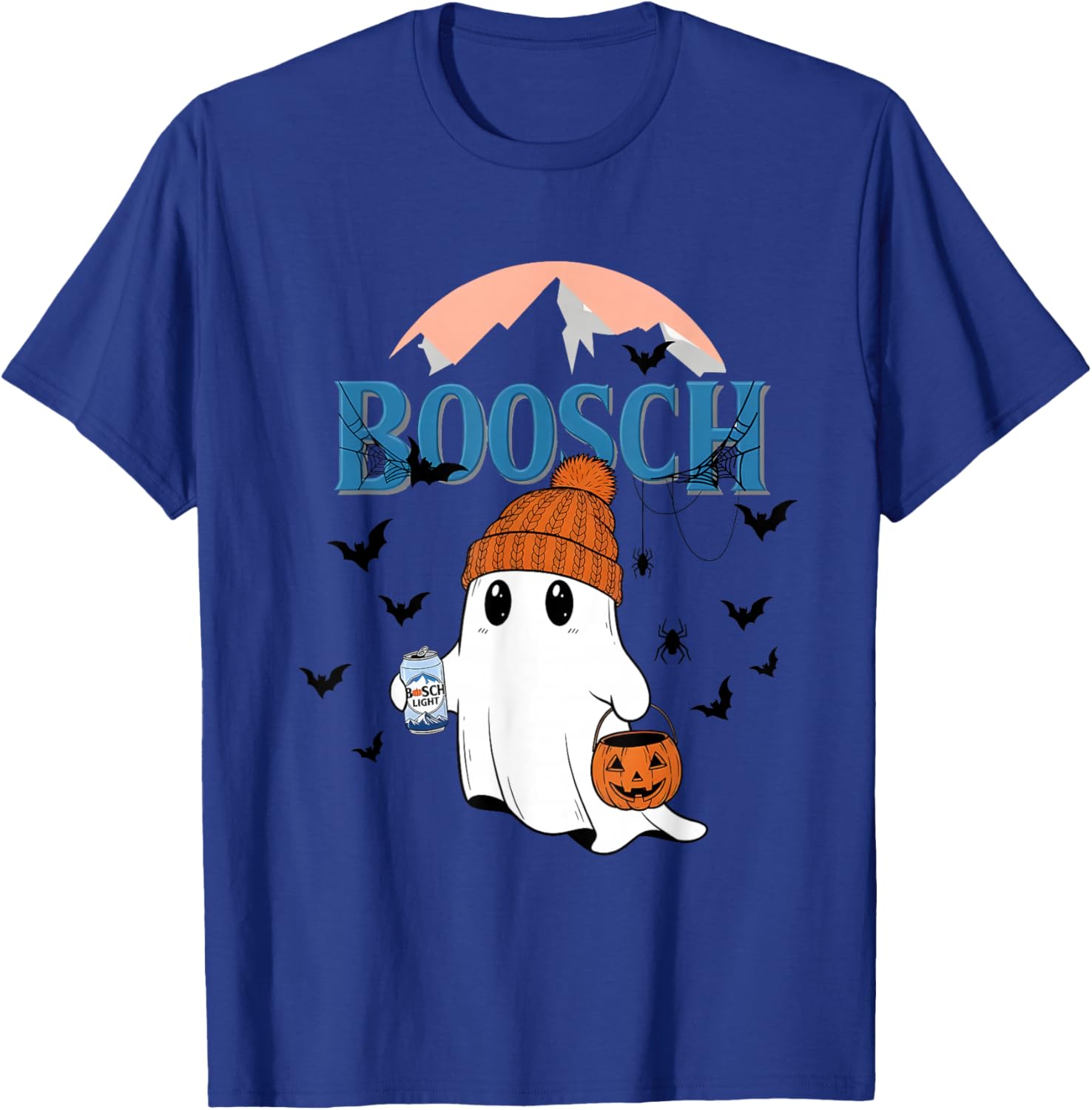 Cute Ghost Beer Pumpkins Halloween T-Shirt for Fun Holiday Spirit - 23
