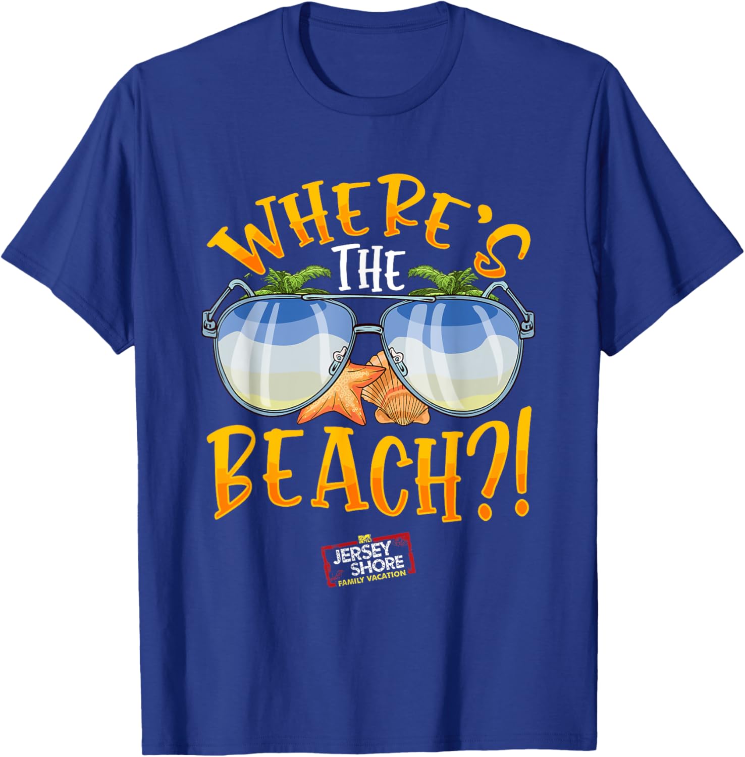 Mademark Jersey Shore Family Vacation Where's The Beach T-Shirt - 10
