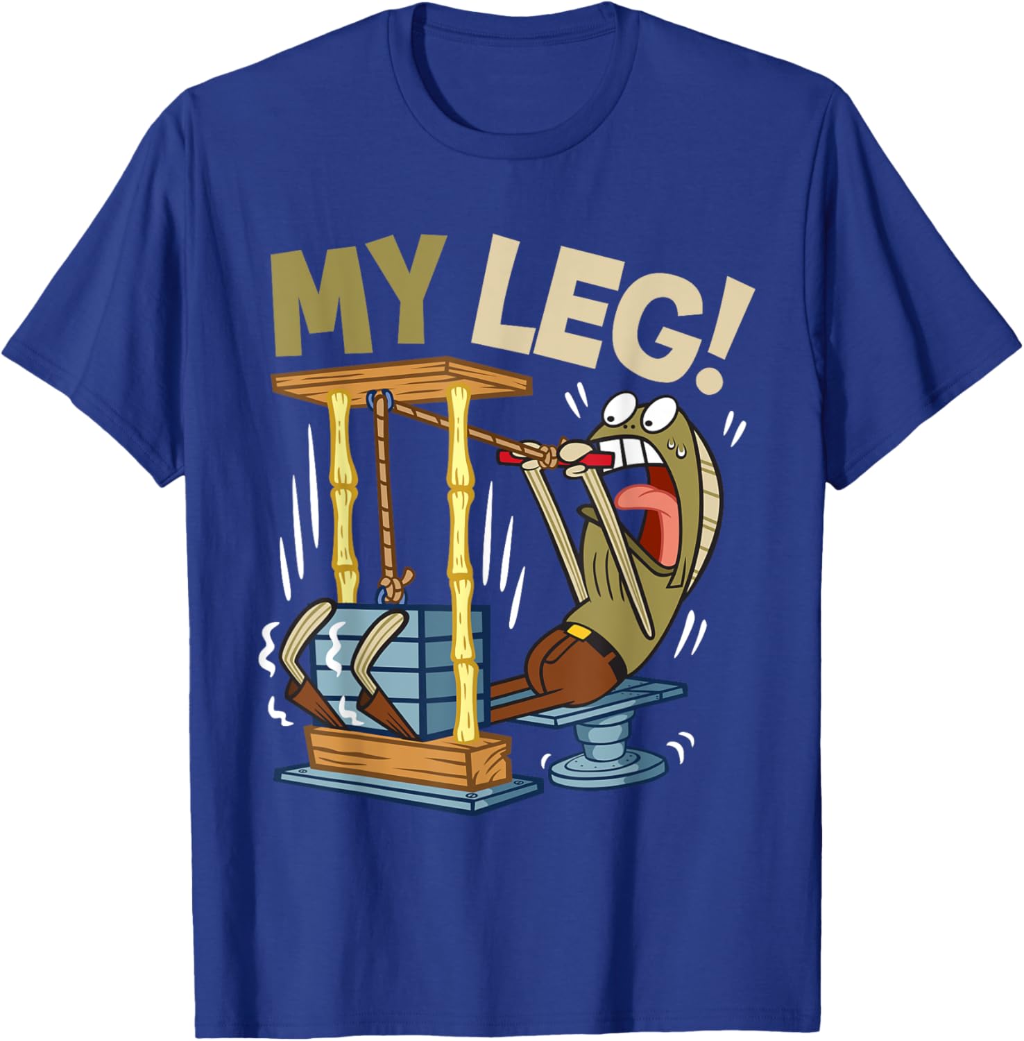 Mademark SpongeBob My Leg Legs Day Weightlifting Gym T-Shirt for Fans - 19