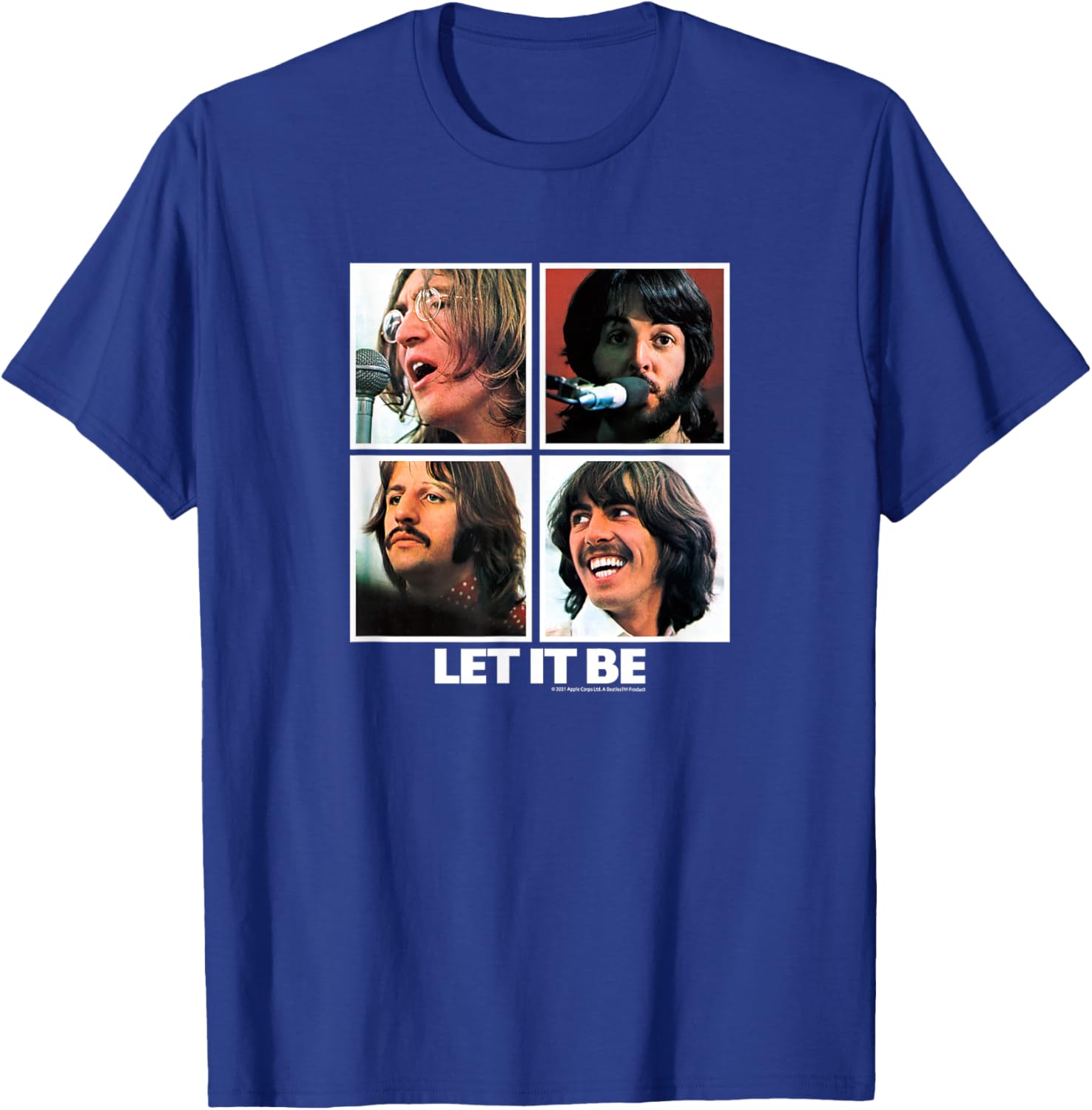 The Beatles Let it Be Square T-Shirt for Music Lovers and Fans - 17
