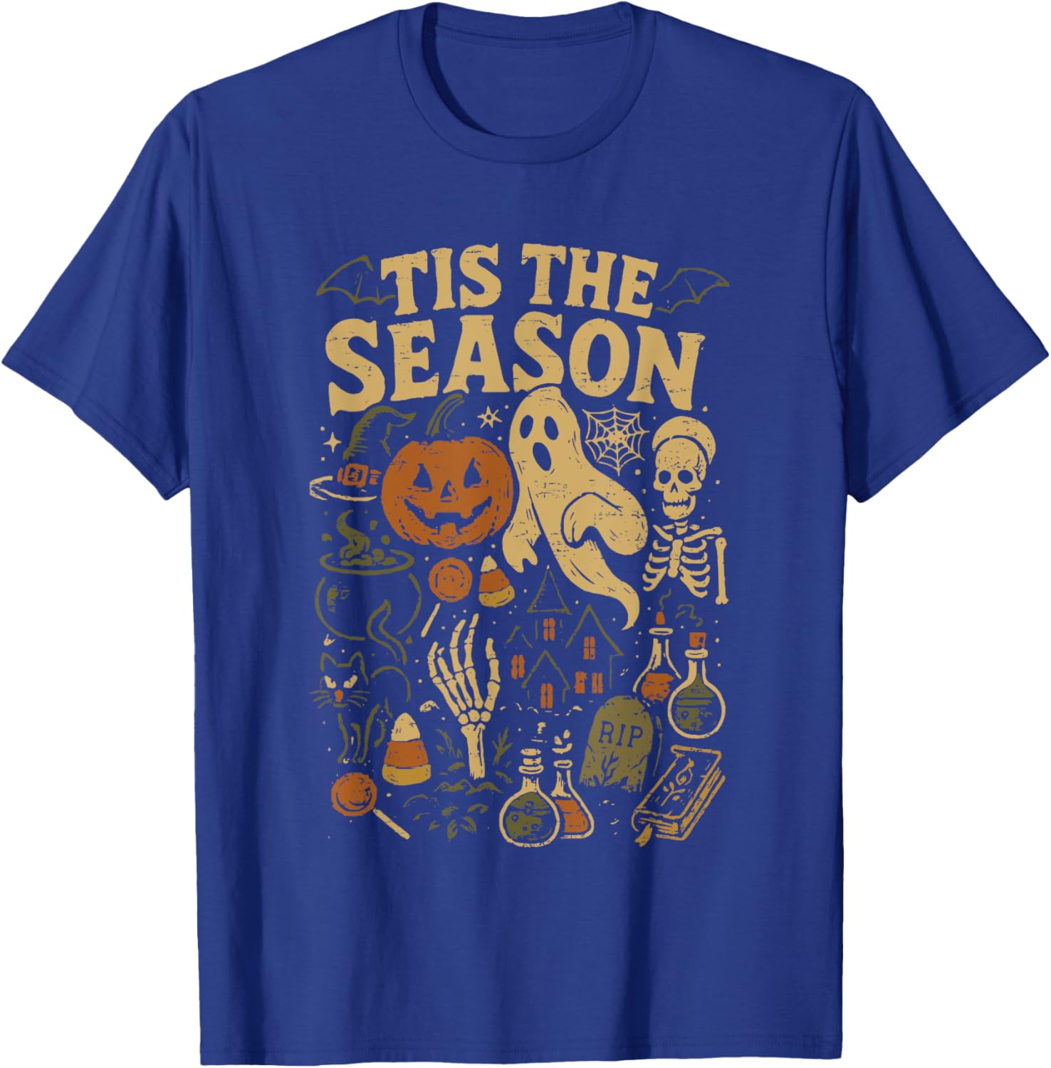 Spooky Season Pumpkin Witch Halloween Vibes T-Shirt for Festive Fun - 7