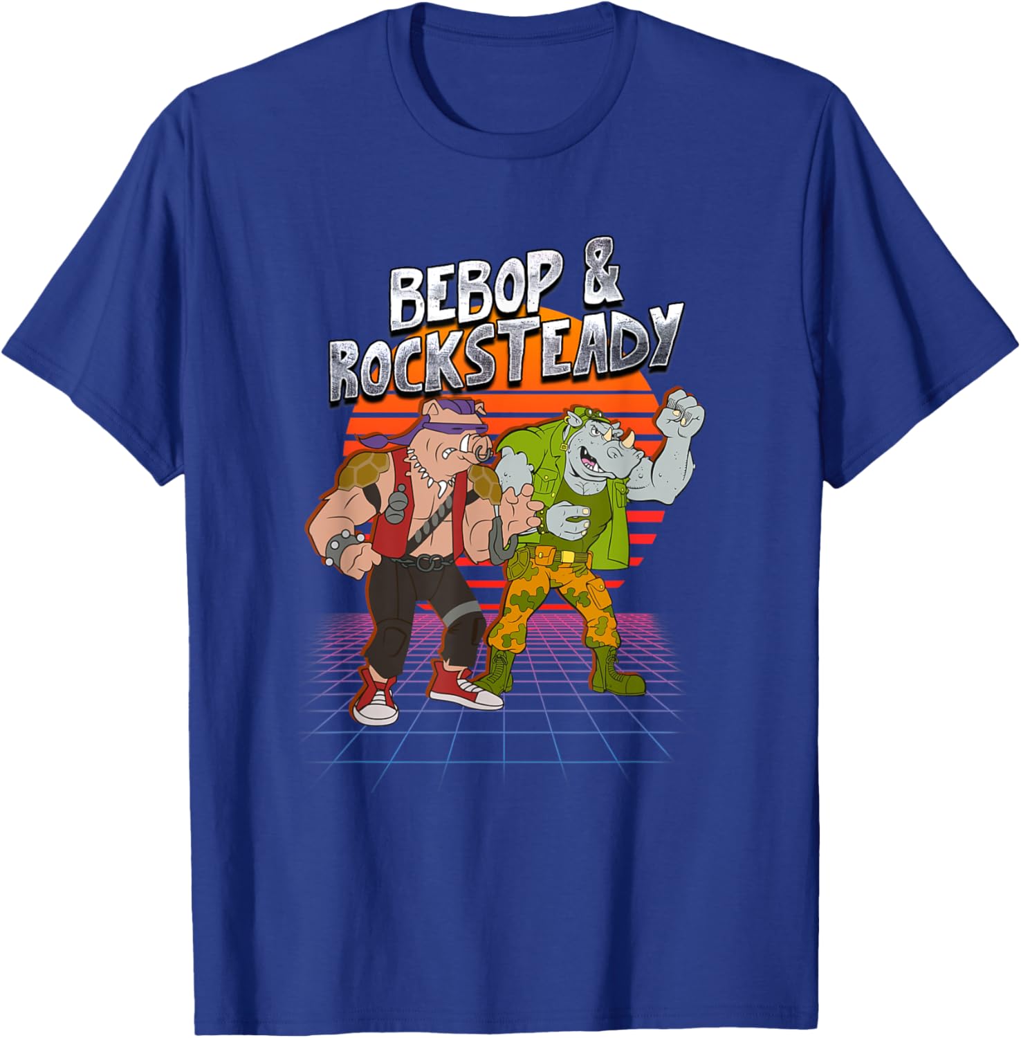 Mademark x TMNT Bebop and Rocksteady Retro Style T-Shirt for Fun Fashion - 6