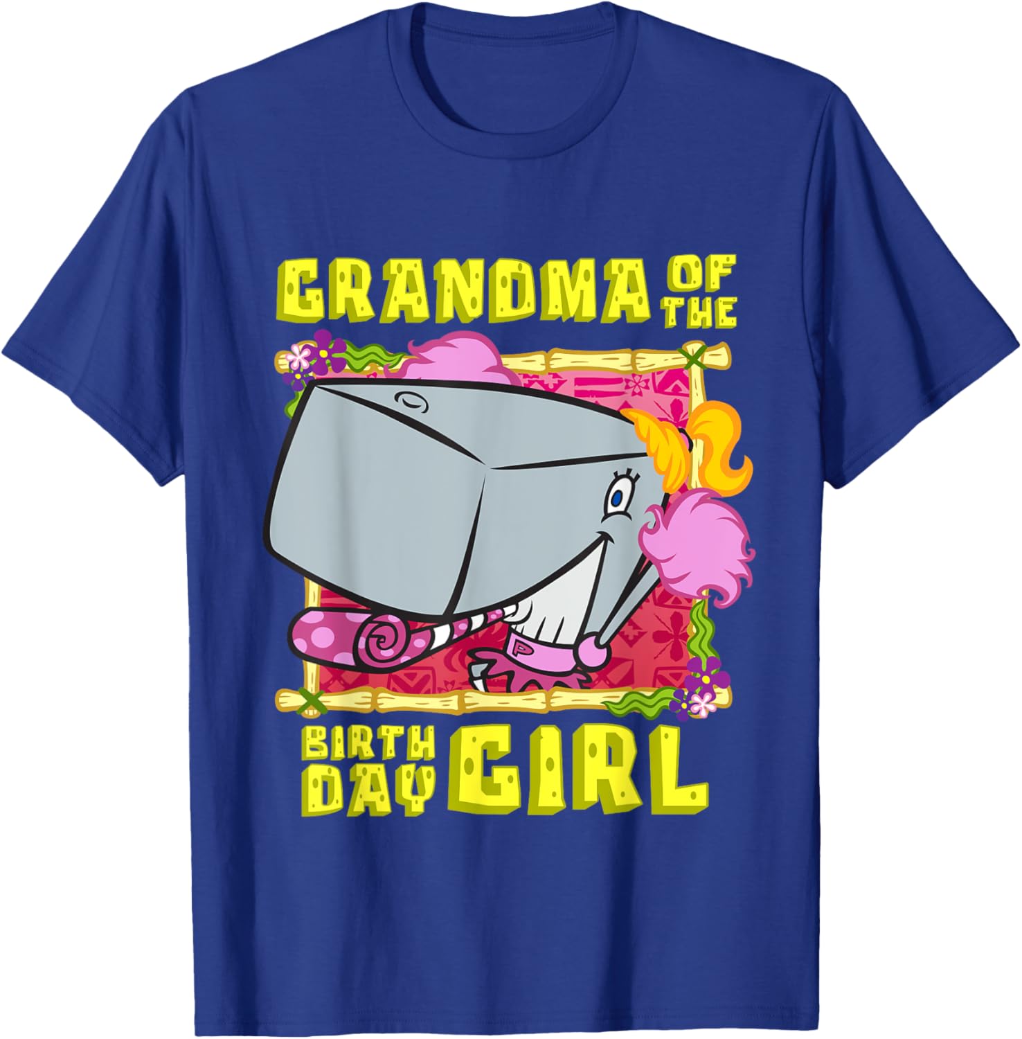 SpongeBob Pearl Grandma T-Shirt for Birthday Girls - Fun Grandmother Gift - 17