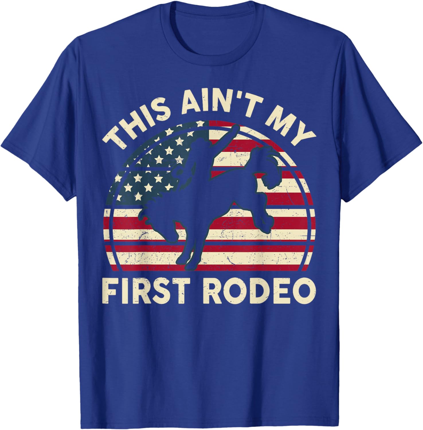 Funny Cowboy Western This Ain't My First Rodeo Horse Riding T-Shirt - 13