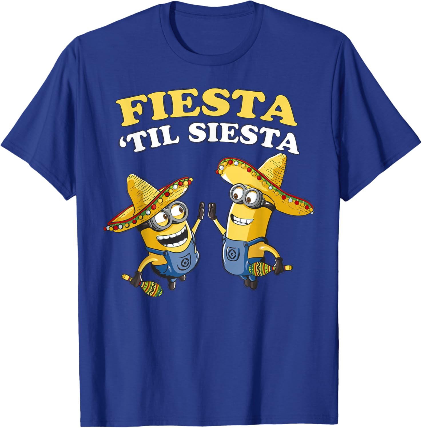 Despicable Me Minions Fiesta Til Siesta Fun Graphic T-Shirt for Fans - 6