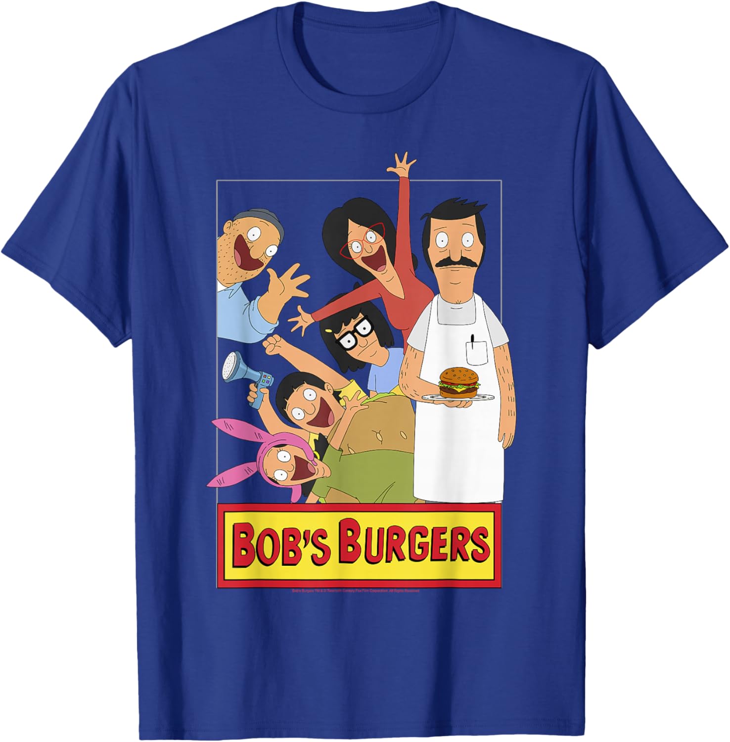 Bob's Burgers Family Shot Teddy Logo T-Shirt for Fans of the Show - 9