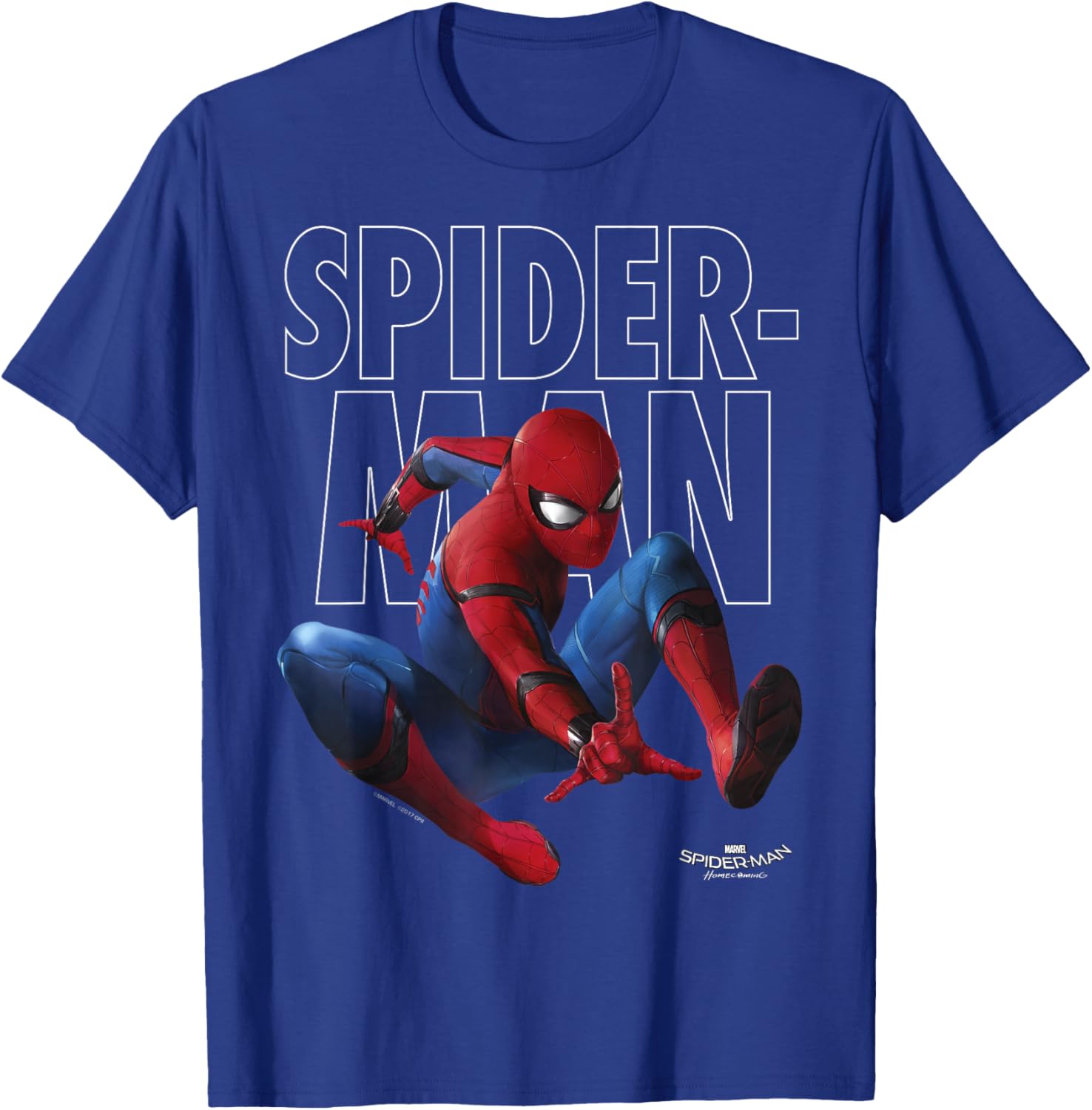 Marvel Spider-Man Homecoming Epic Jump Pose T-Shirt for Fans - 5