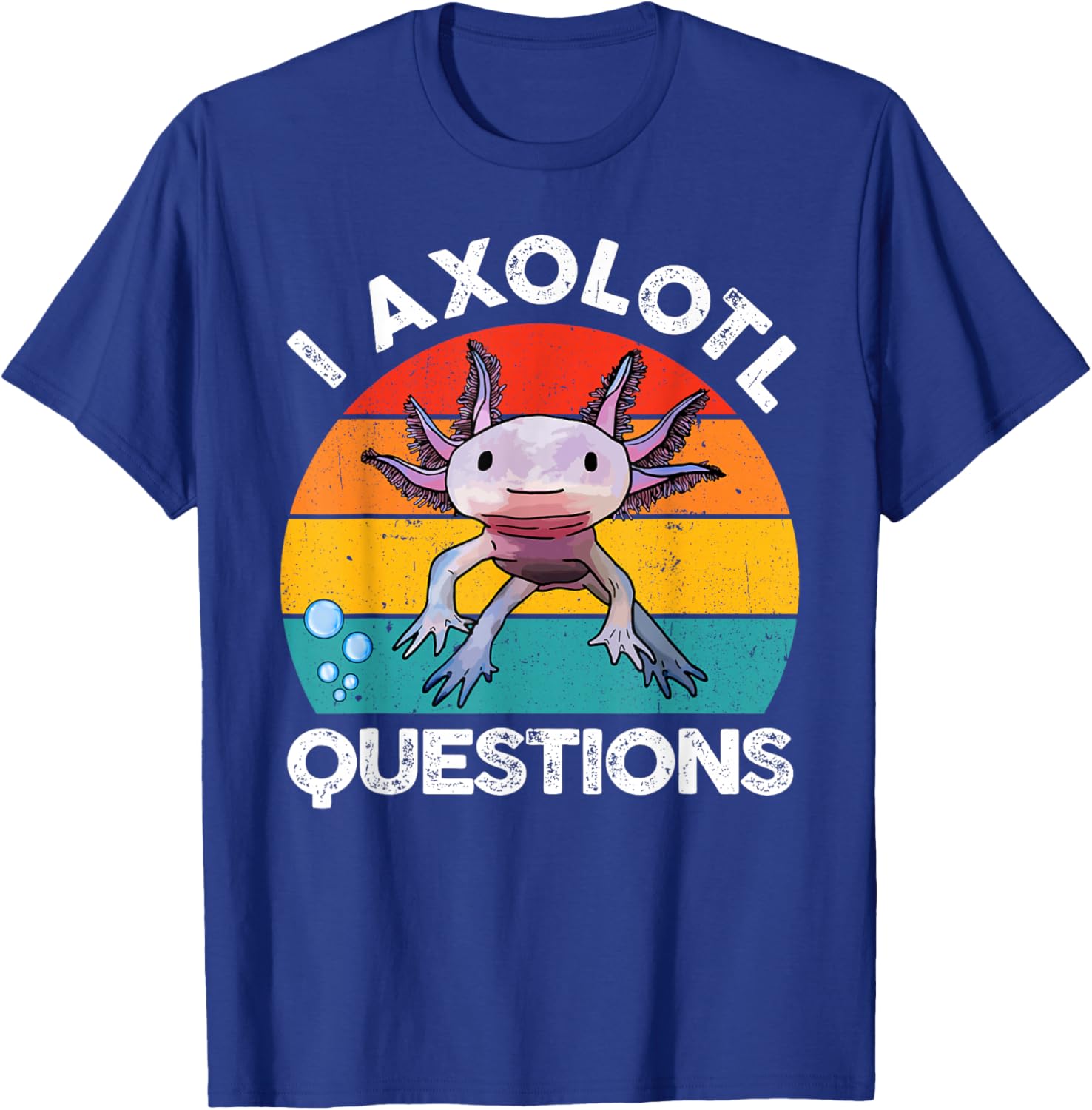 Cute Axolotl Questions Graphic Kids T-Shirt Fun and Stylish Gift for Kids - 21