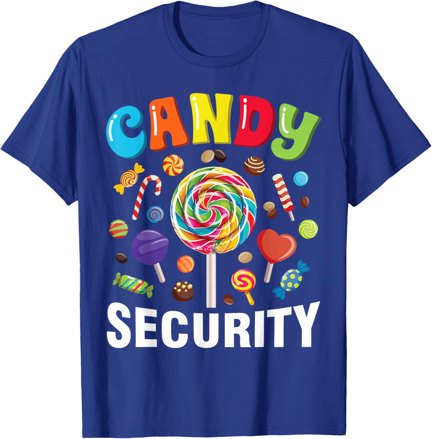 Funny Candy Security Halloween Costume T-Shirt for Spooky Fun - 19